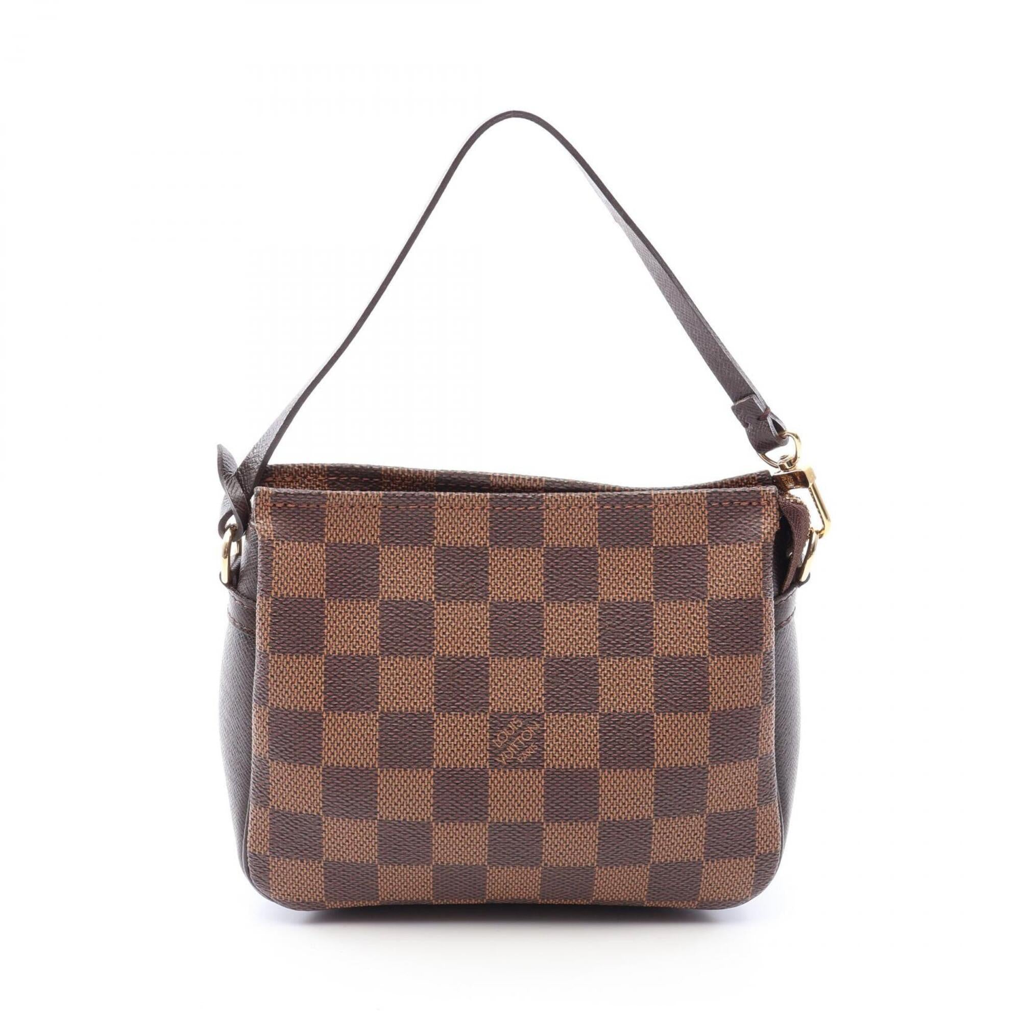 Louis Vuitton Brown Ebene Coated Canvas Pvc Damier Canvas Leather Handbag (Pre-Owned)