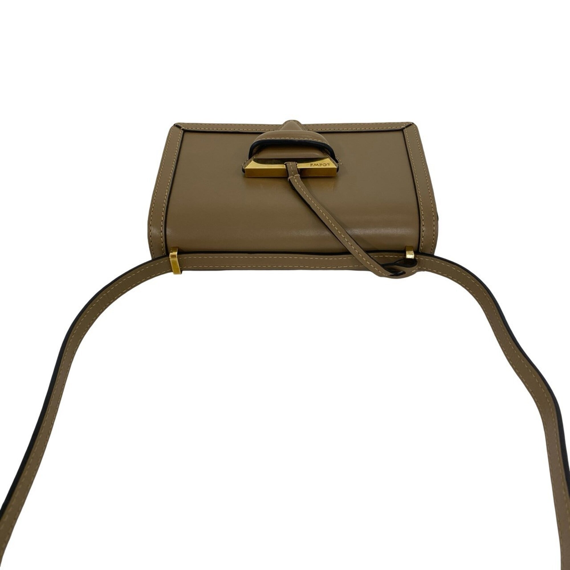 Loewe Beige Leather Pochette Shoulder Bag (Pre-Owned)