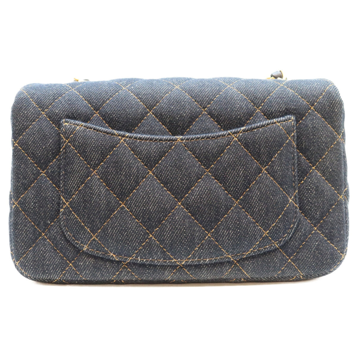 Chanel Dark Blue Denim Shoulder Bag (Pre-Owned)