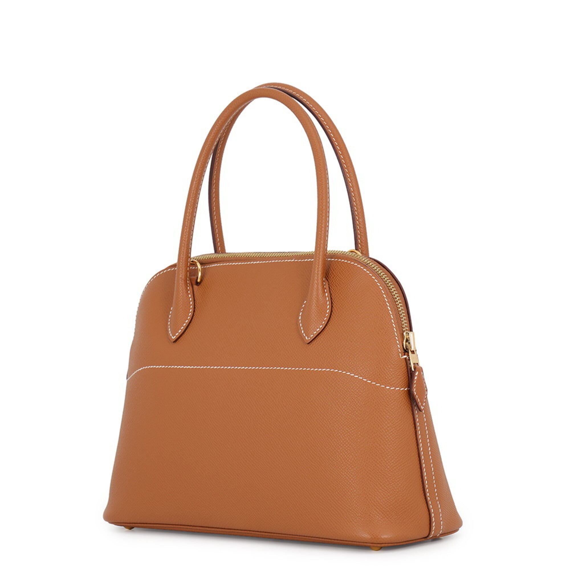 Hermes Bolide Gold Epsom Leather Handbag Shoulder Bag (Pre-Owned)