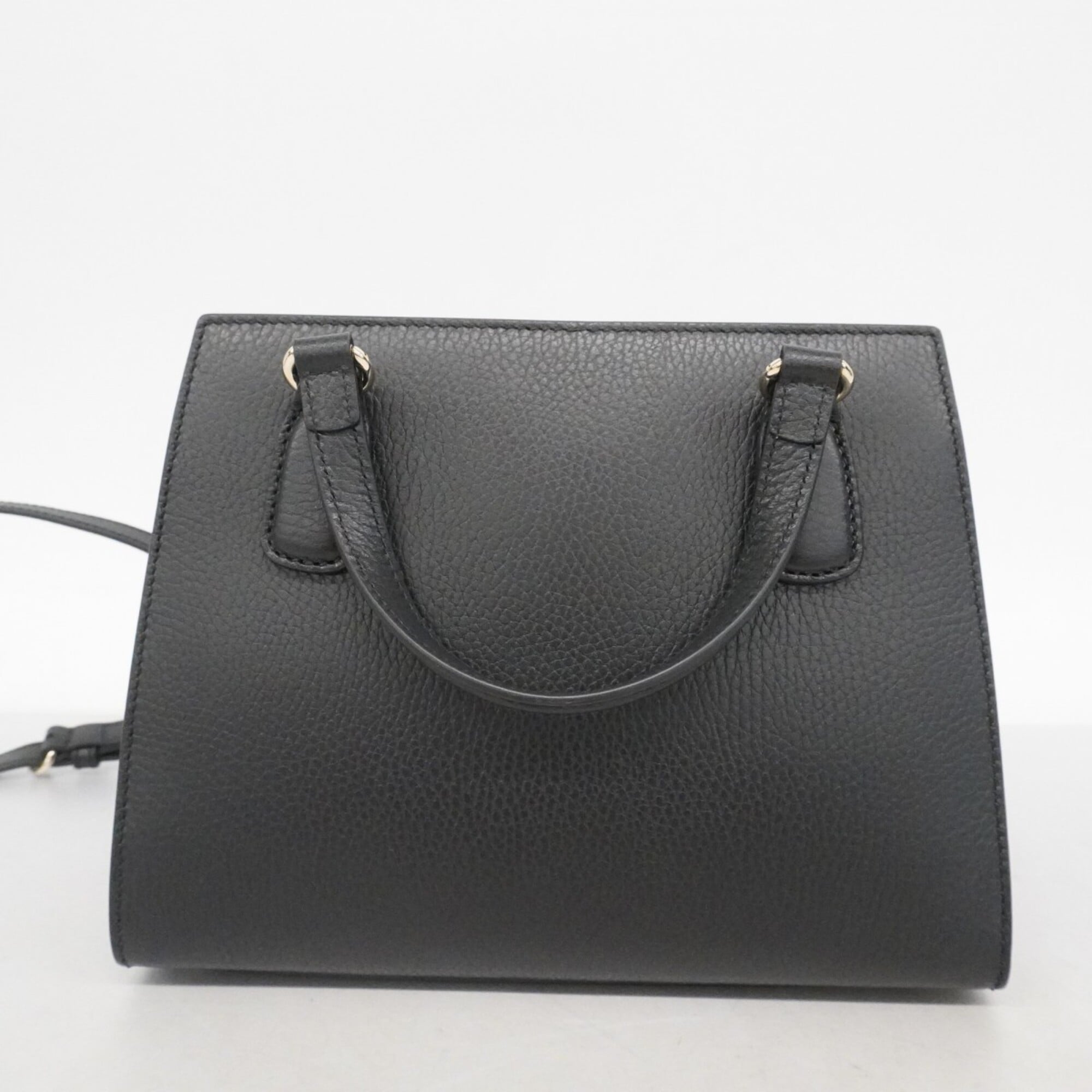 Gucci Black Leather Handbag (Pre-Owned)