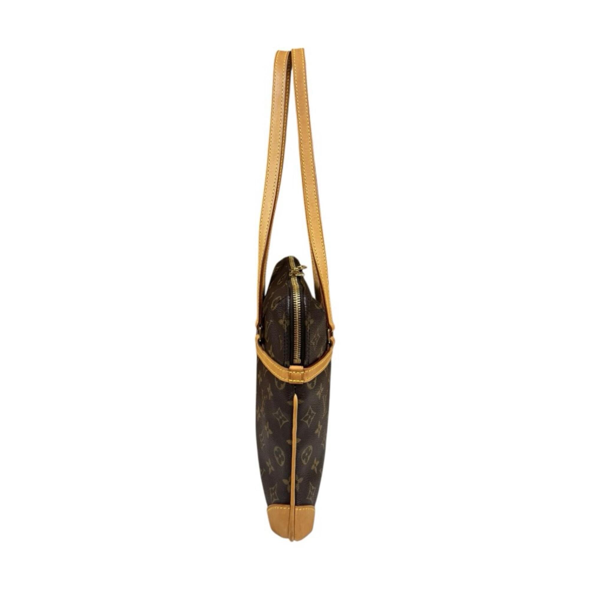 Louis Vuitton Brown Monogram Canvas Shoulder Bag (Pre-Owned)