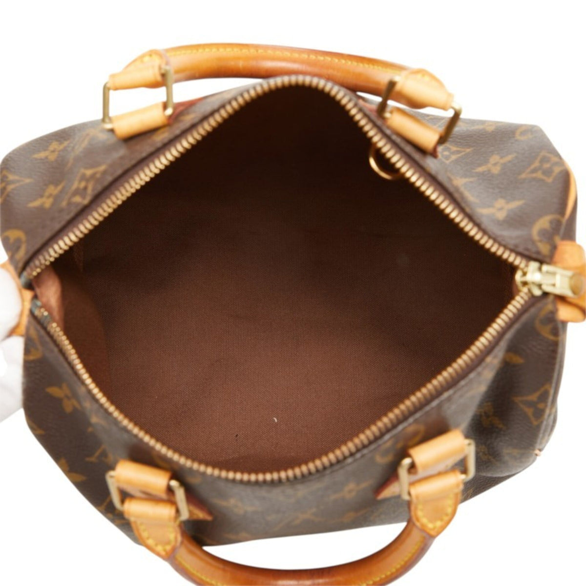 Louis Vuitton Brown Pvc Leather Boston Bag Handbag (Pre-Owned)