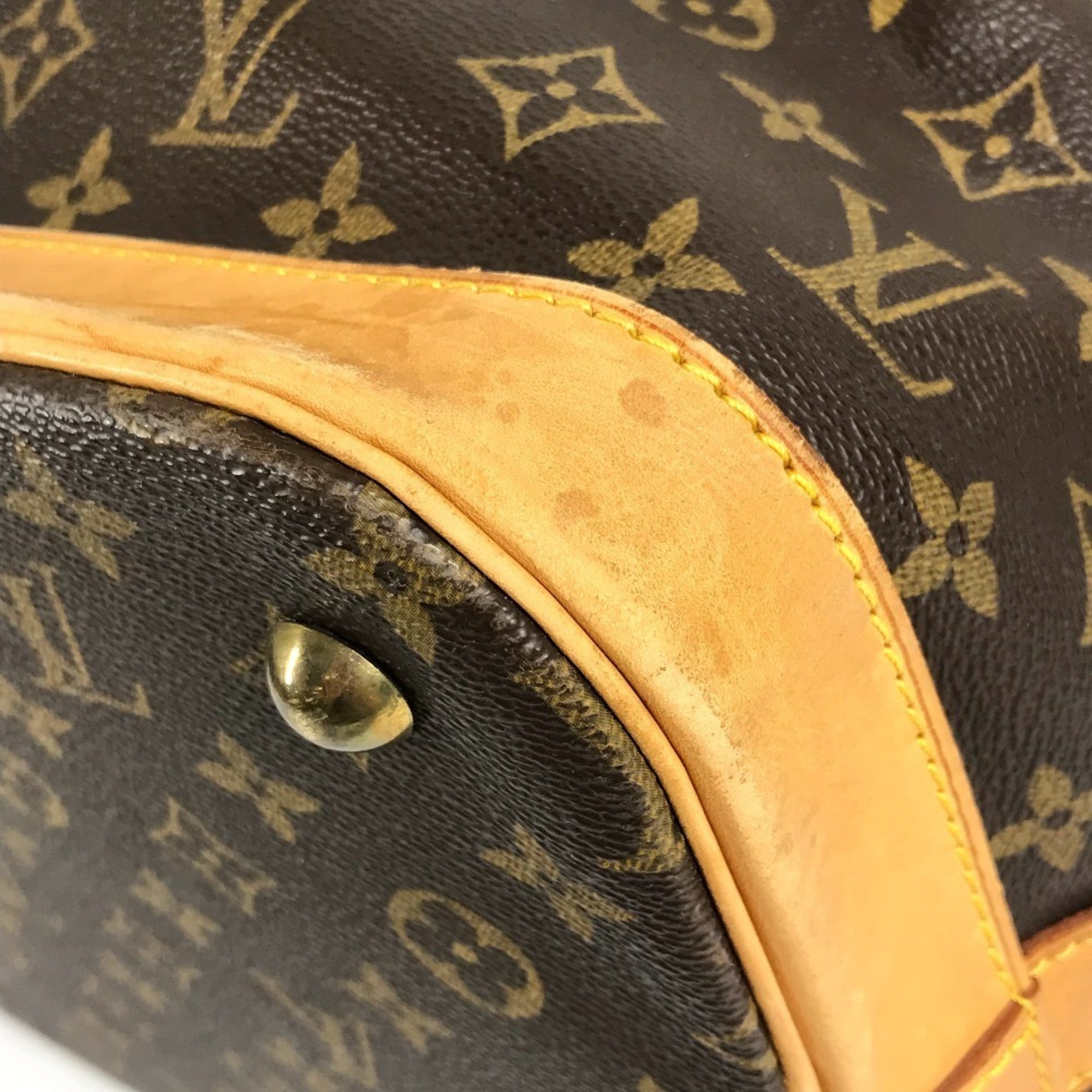 Louis Vuitton Brown Monogram Canvas Boston Bag Handbag (Pre-Owned)
