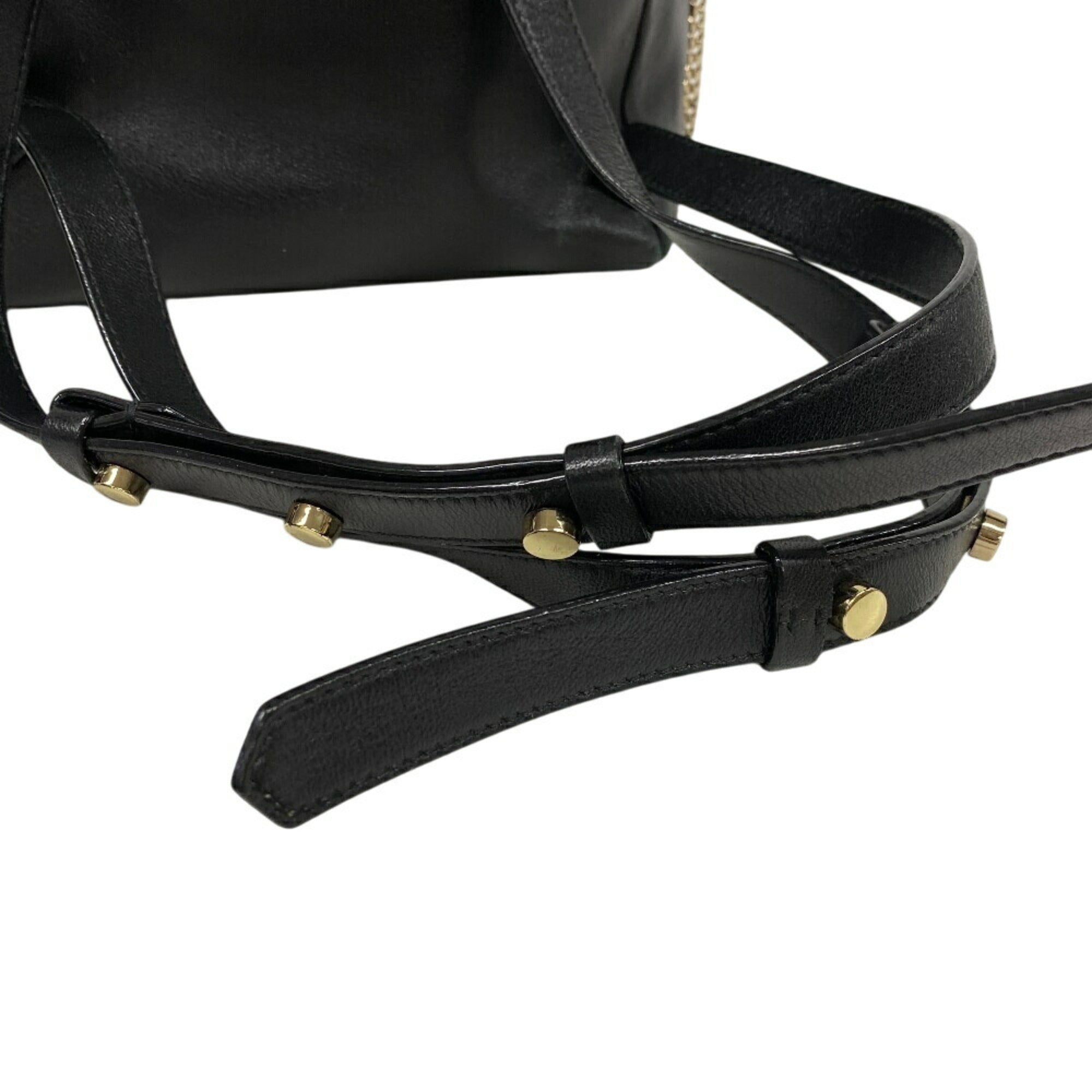 Jimmy Choo Black Leather Backpack (Pre-Owned)