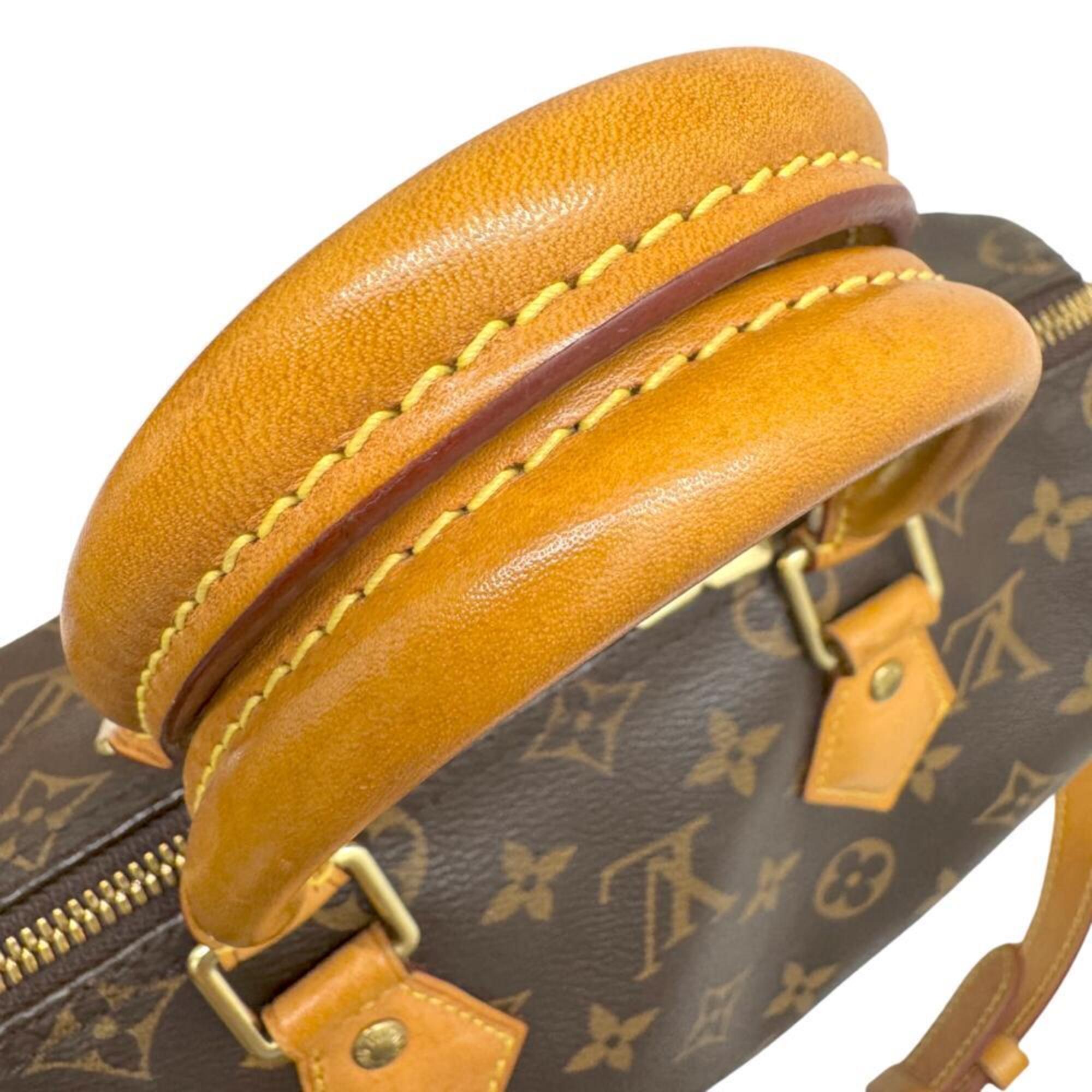 Louis Vuitton Brown Monogram Boston Bag Handbag (Pre-Owned)