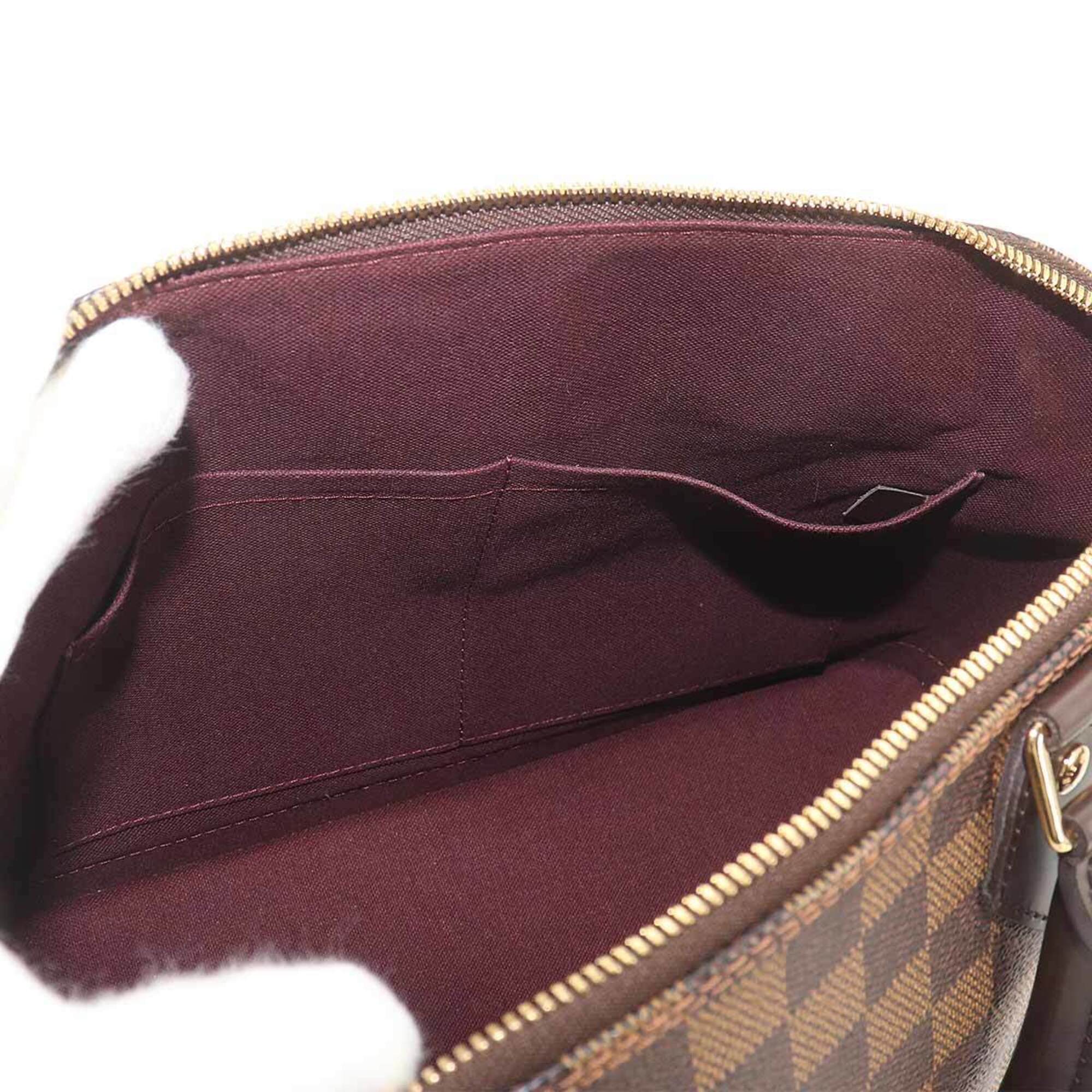 Louis Vuitton Brown Damier Canvas Ebene Damier Canvas Handbag (Pre-Owned)