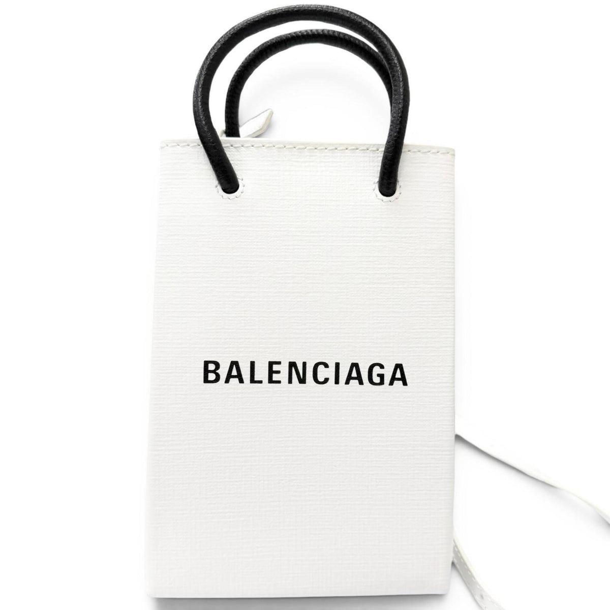 Balenciaga White Leather Shoulder Bag (Pre-Owned)