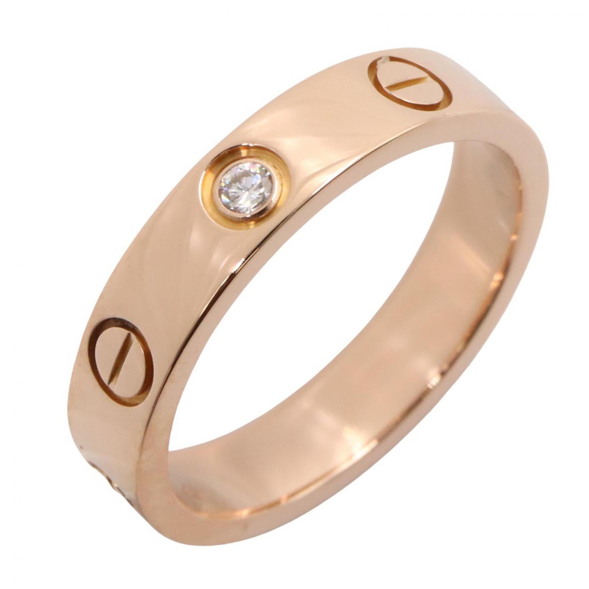 Cartier Gold Clear Pink Gold (18K) Band Ring (Pre-Owned)