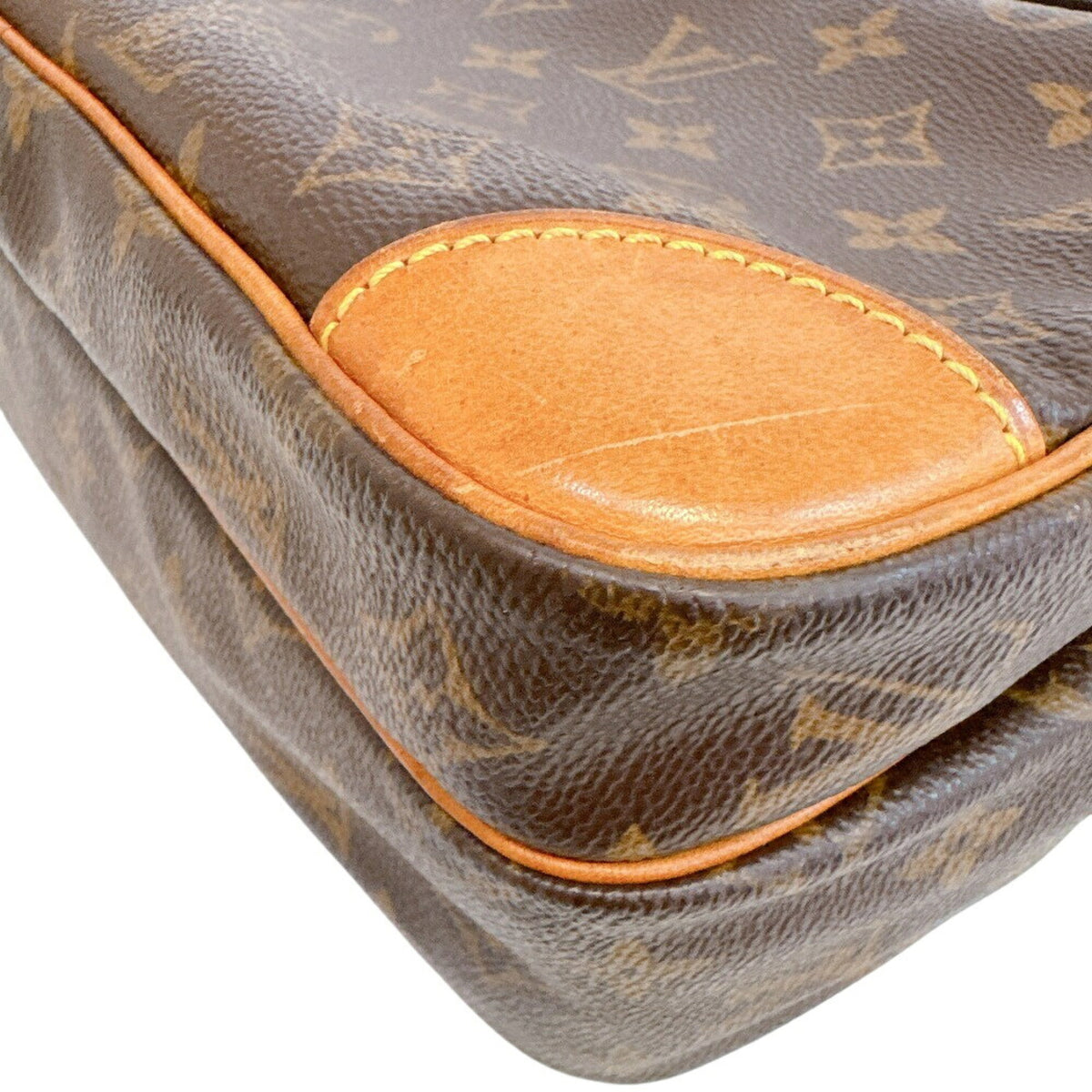 Louis Vuitton Brown Monogram Leather Shoulder Bag (Pre-Owned)