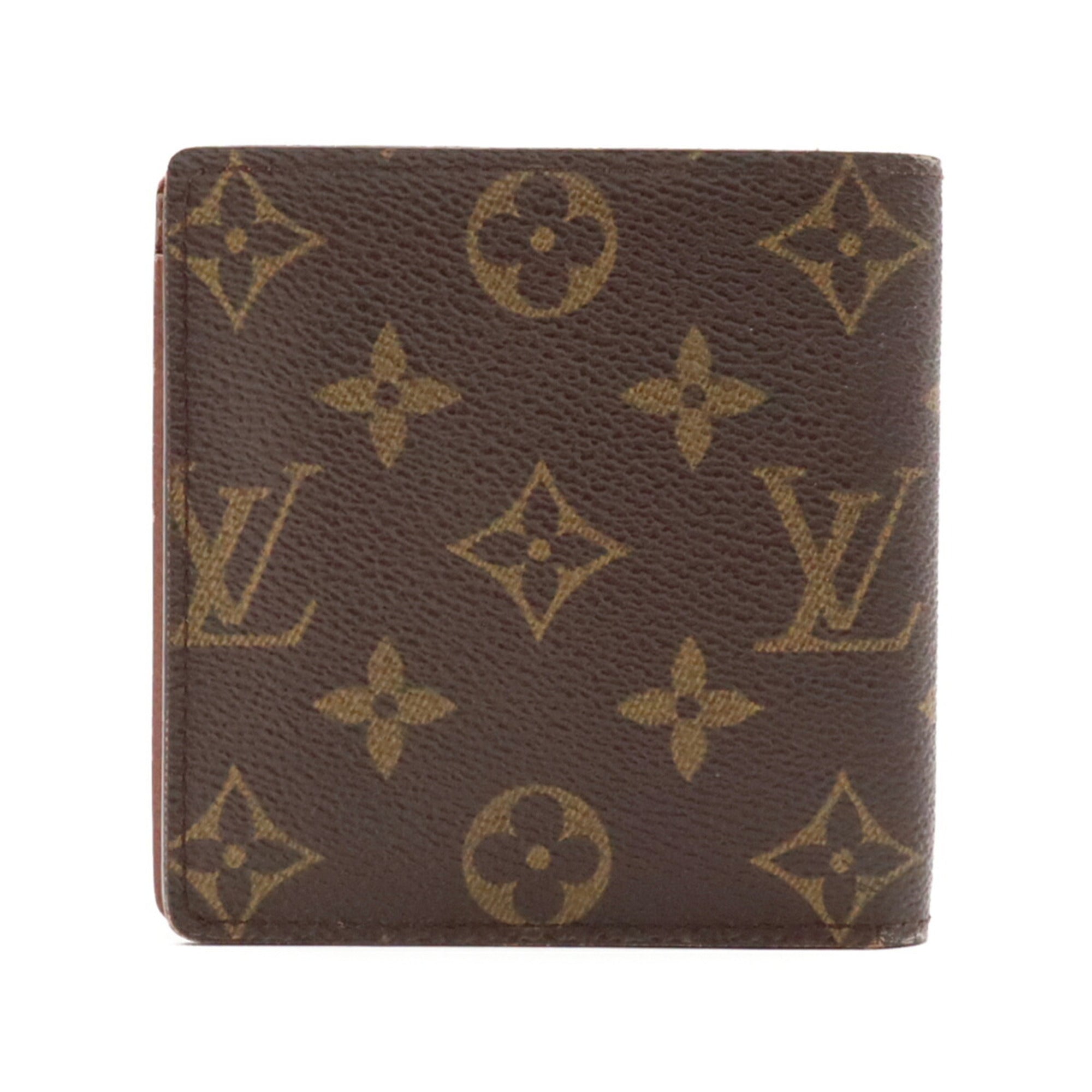 Louis Vuitton Brown Monogram Canvas Wallet (Bi-Fold) (Pre-Owned)