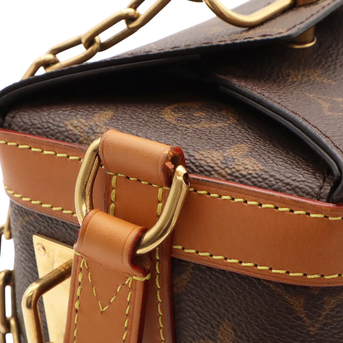 Louis Vuitton Brown Monogram Canvas Shoulder Bag (Pre-Owned)