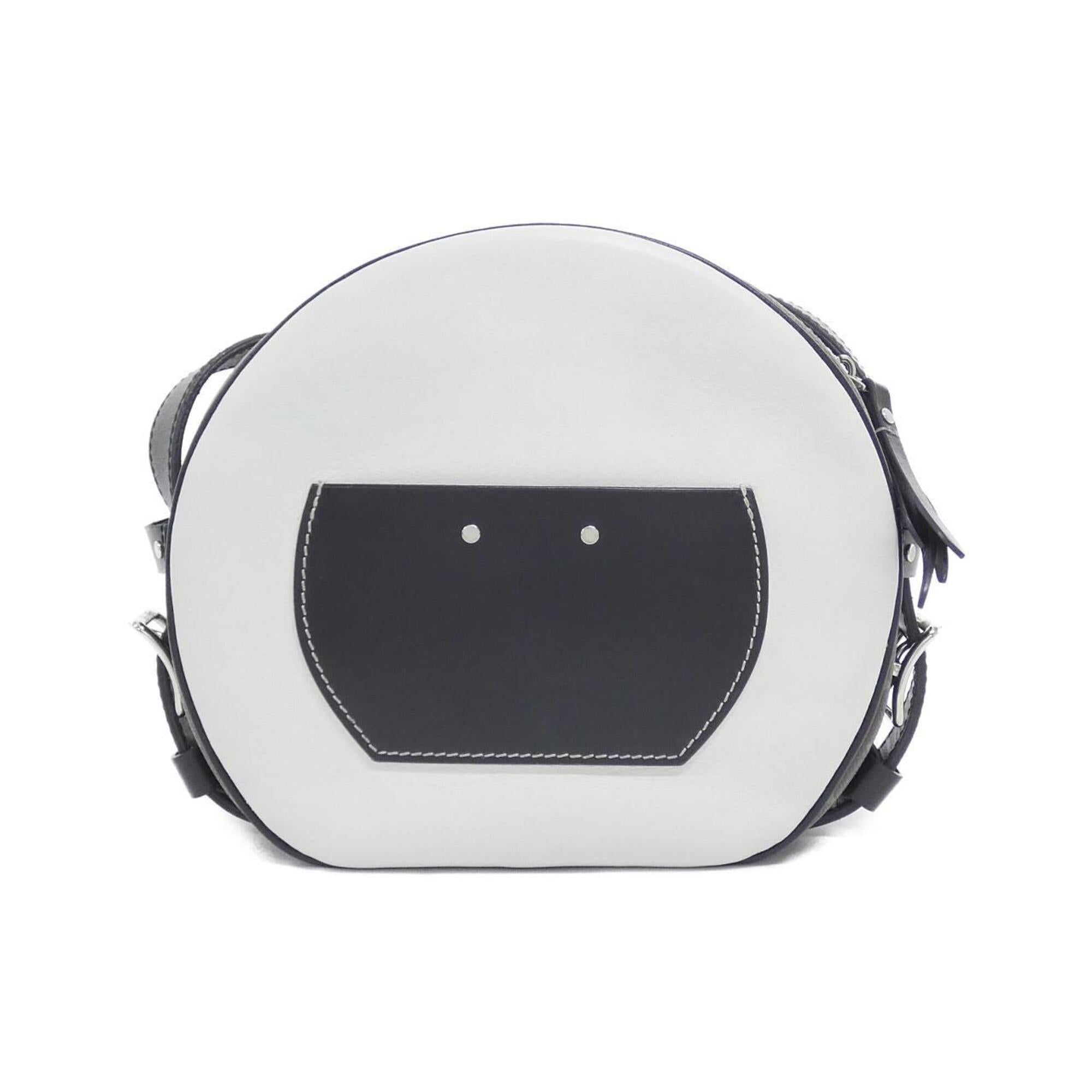 Louis Vuitton Blanc Leather Coated Canvas Shoulder Bag (Pre-Owned)