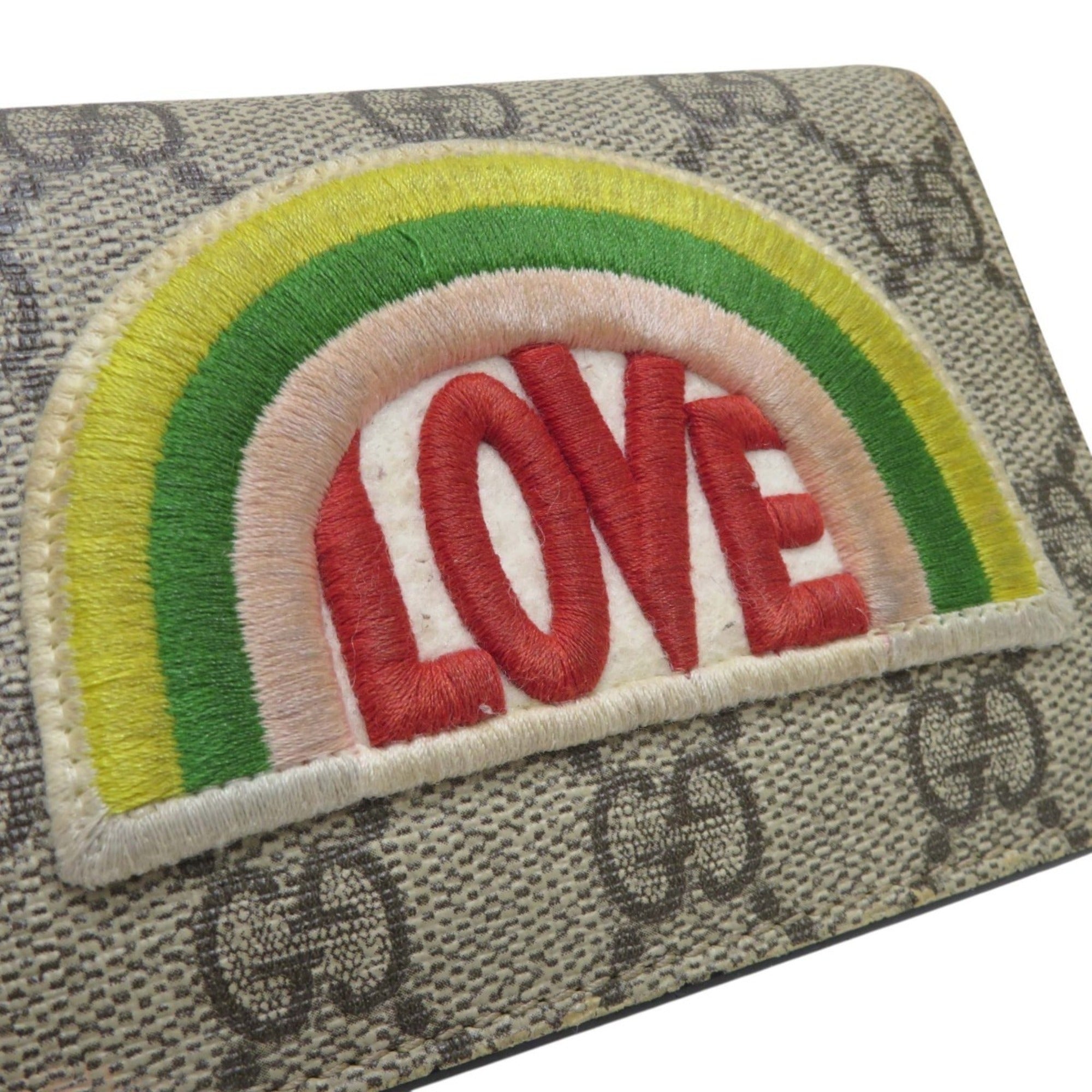 Gucci Beige Pvc Leather Wallet (Bi-Fold) (Pre-Owned)
