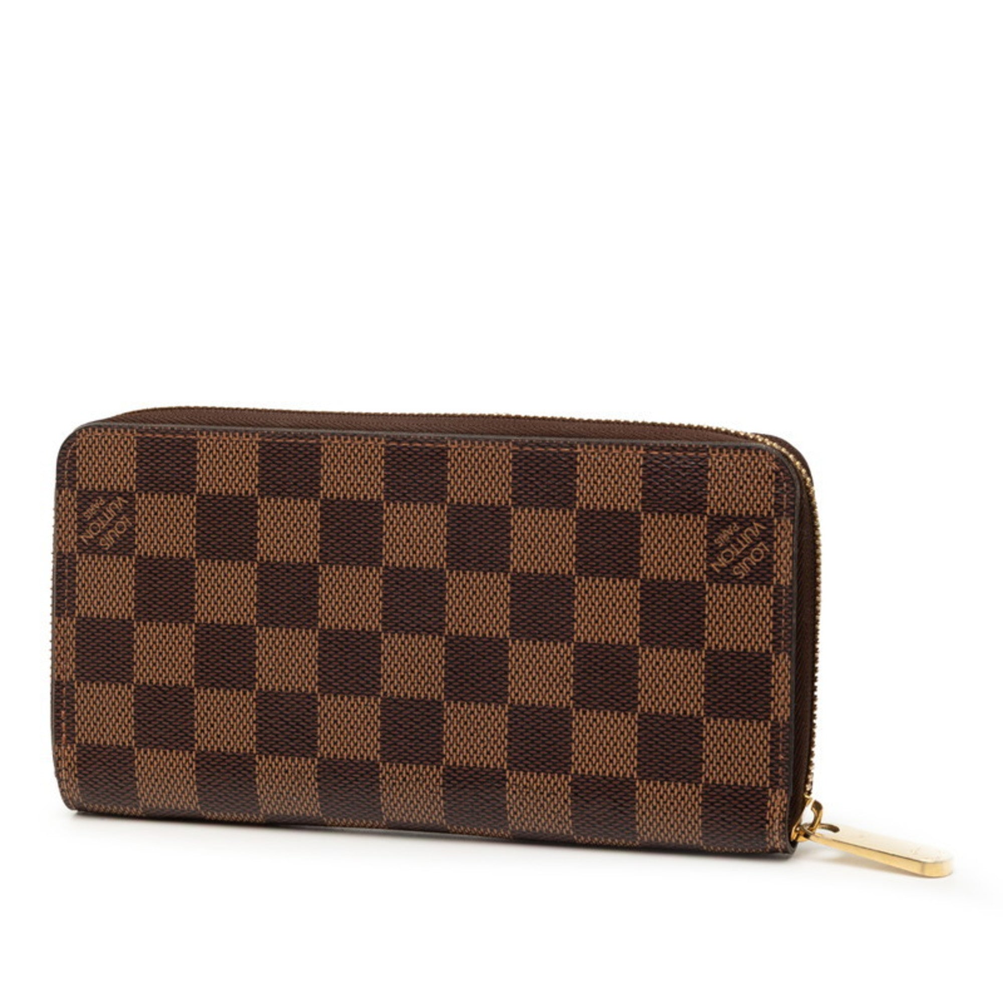 Louis Vuitton Brown Pvc Long Wallet (Bi-Fold) (Pre-Owned)