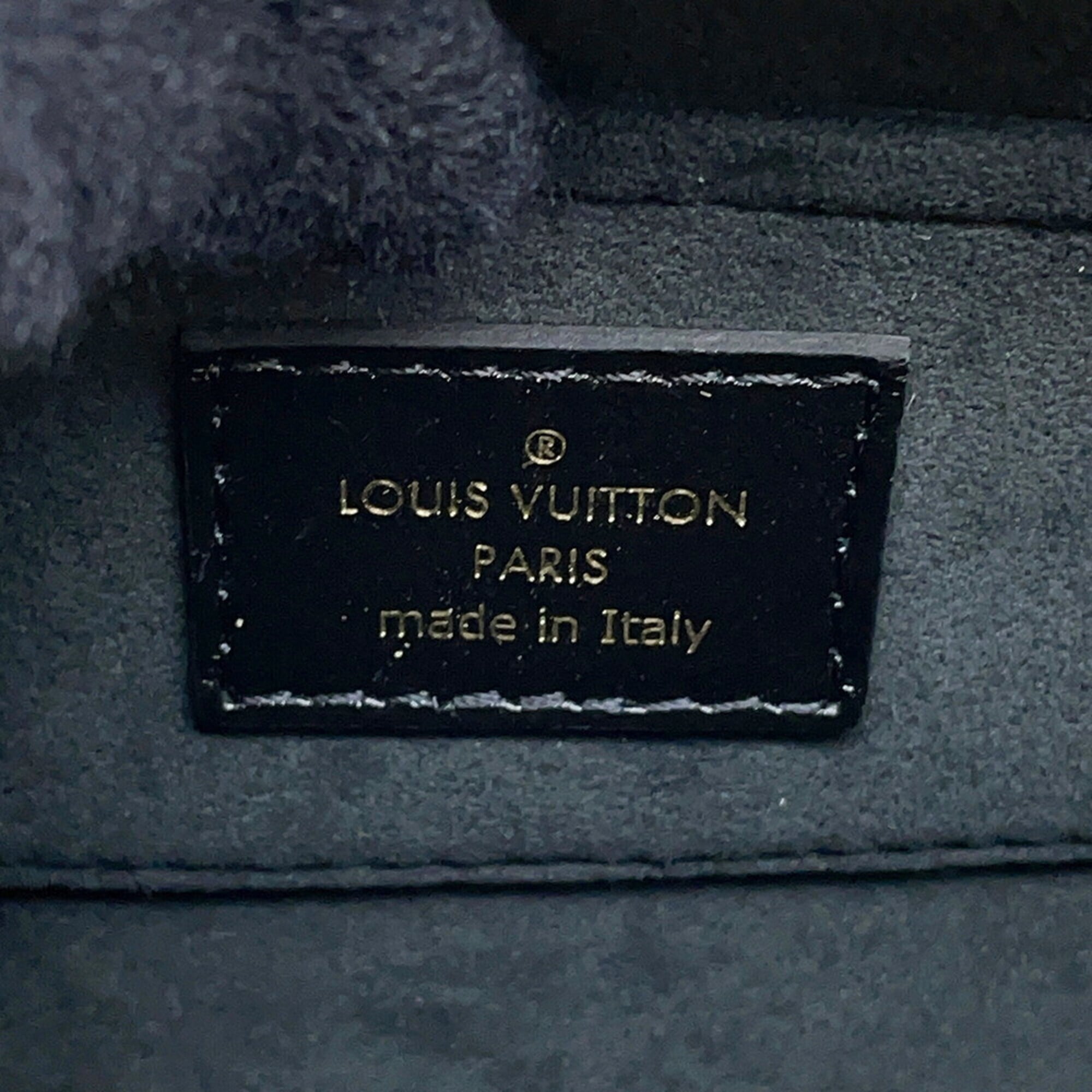 Louis Vuitton Monogram Multi-Color Noir Monogram Leather Handbag (Pre-Owned)