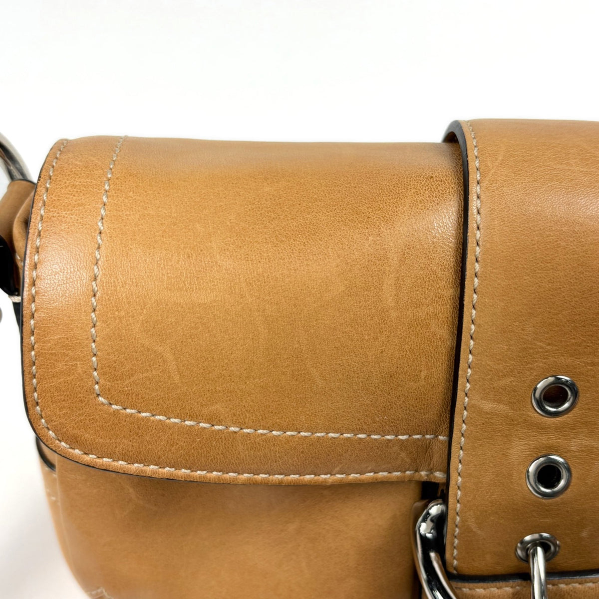 Coach Brown Leather Shoulder Bag (Pre-Owned)