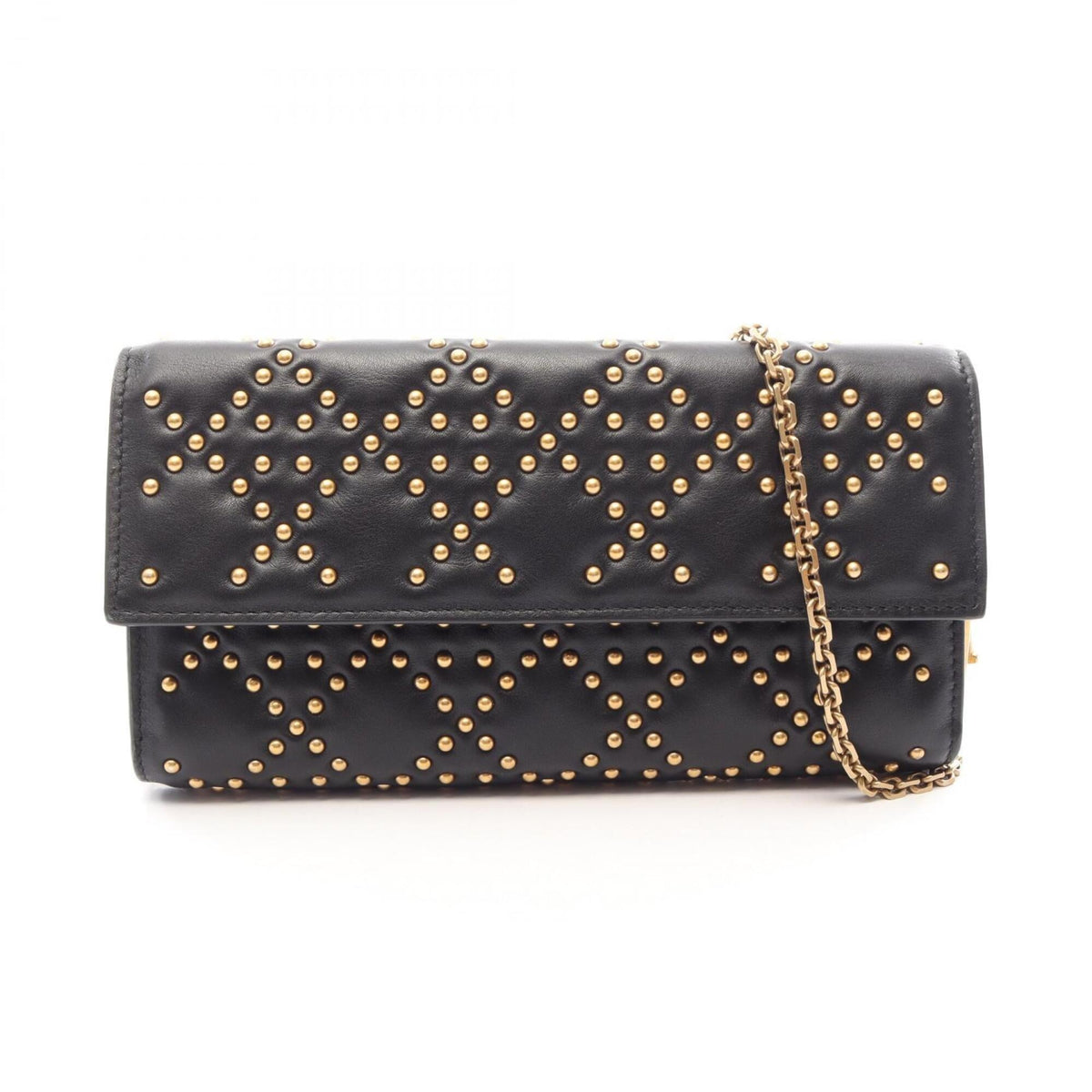 Christian Dior Black Leather Shoulder Bag (Pre-Owned)
