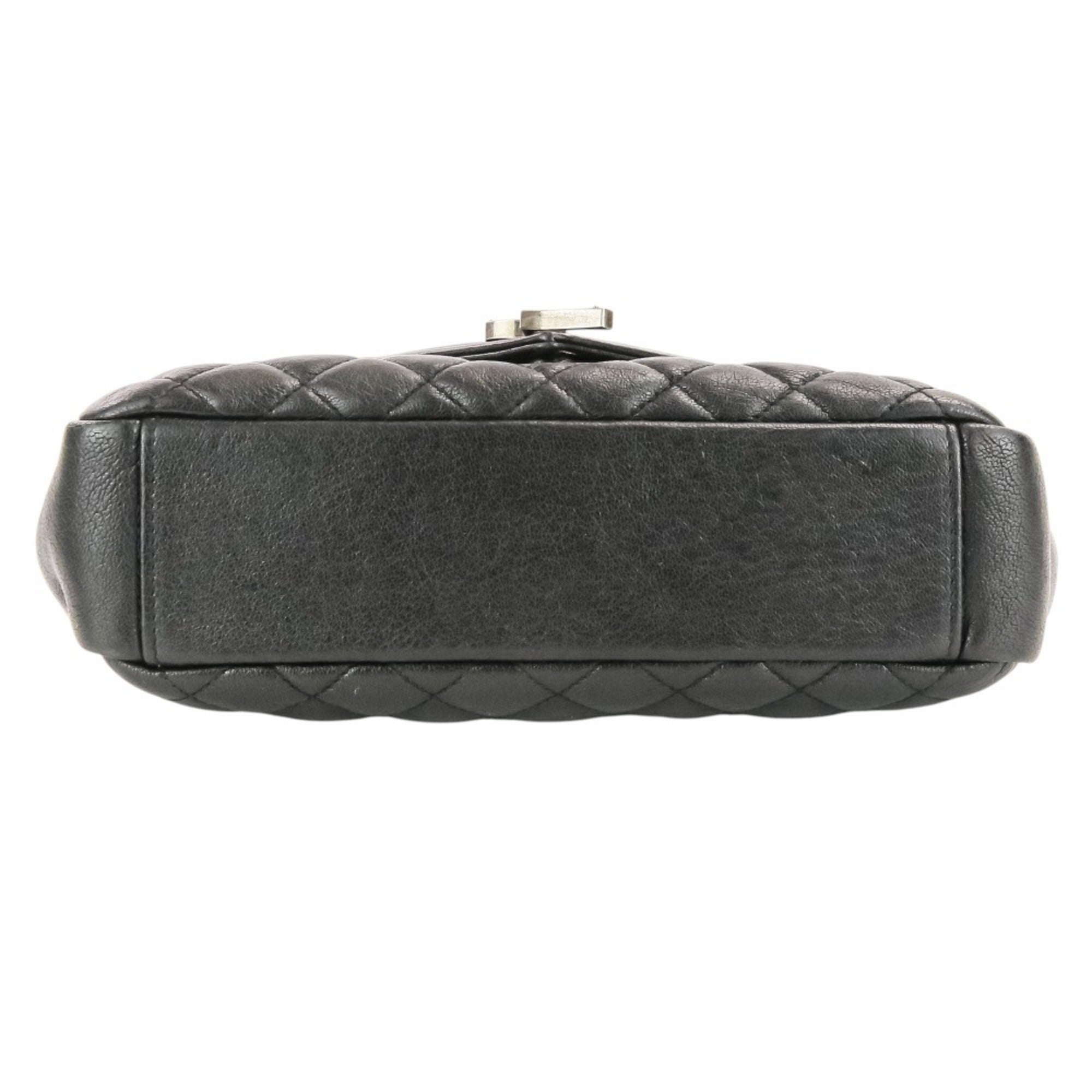 Yves Saint Laurent Black Leather Shoulder Bag (Pre-Owned)