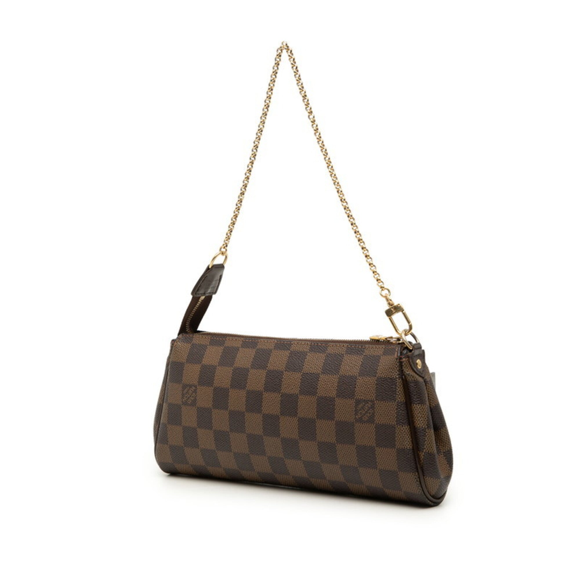 Louis Vuitton Brown Damier Canvas Pvc Leather Handbag Shoulder Bag (Pre-Owned)