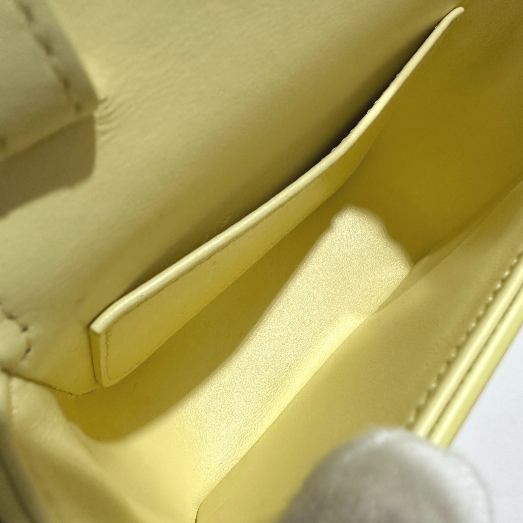 Celine Yellow Leather Shoulder Bag (Pre-Owned)