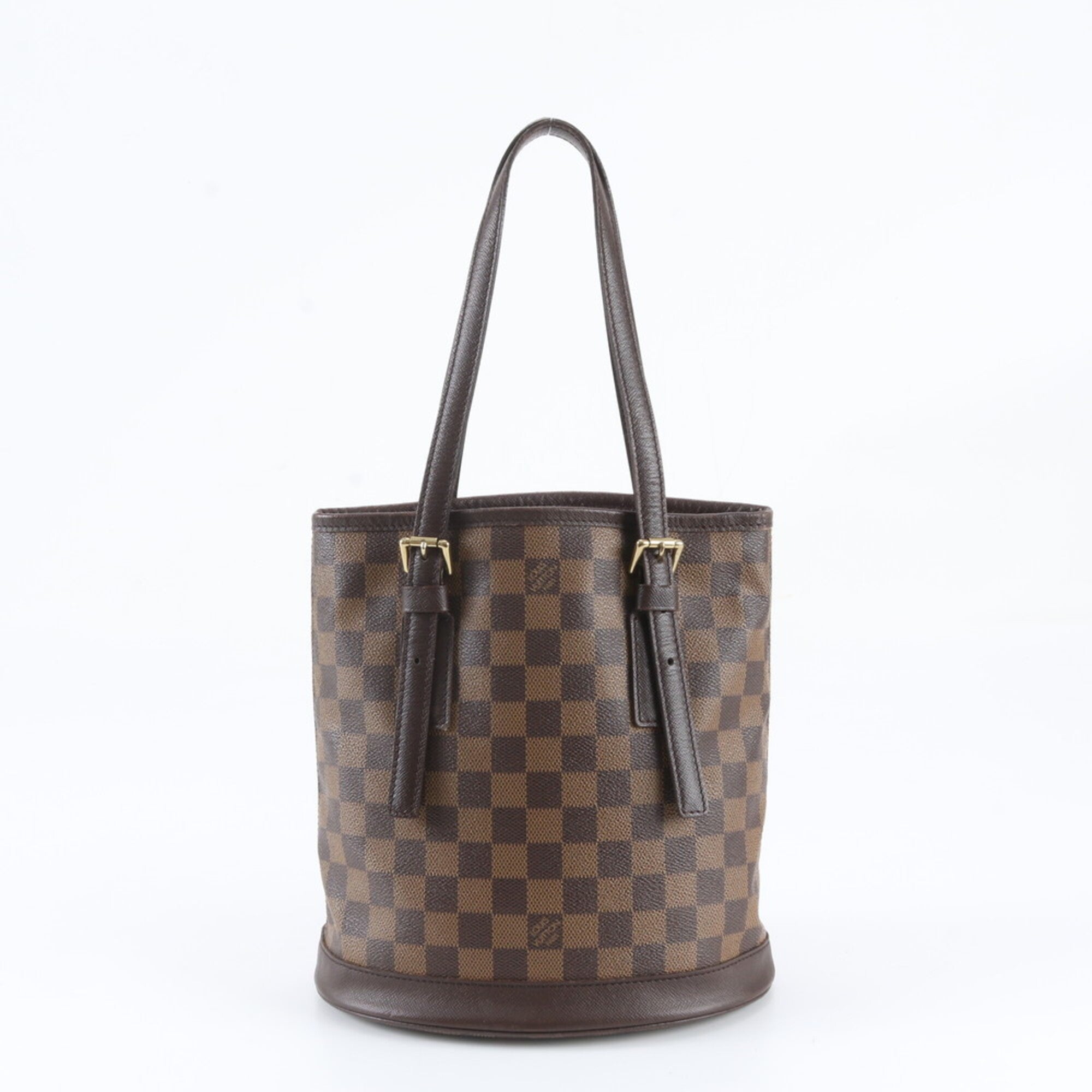 Louis Vuitton Ebene Leather Coated Canvas Handbag Shoulder Bag Tote Bag (Pre-Owned)