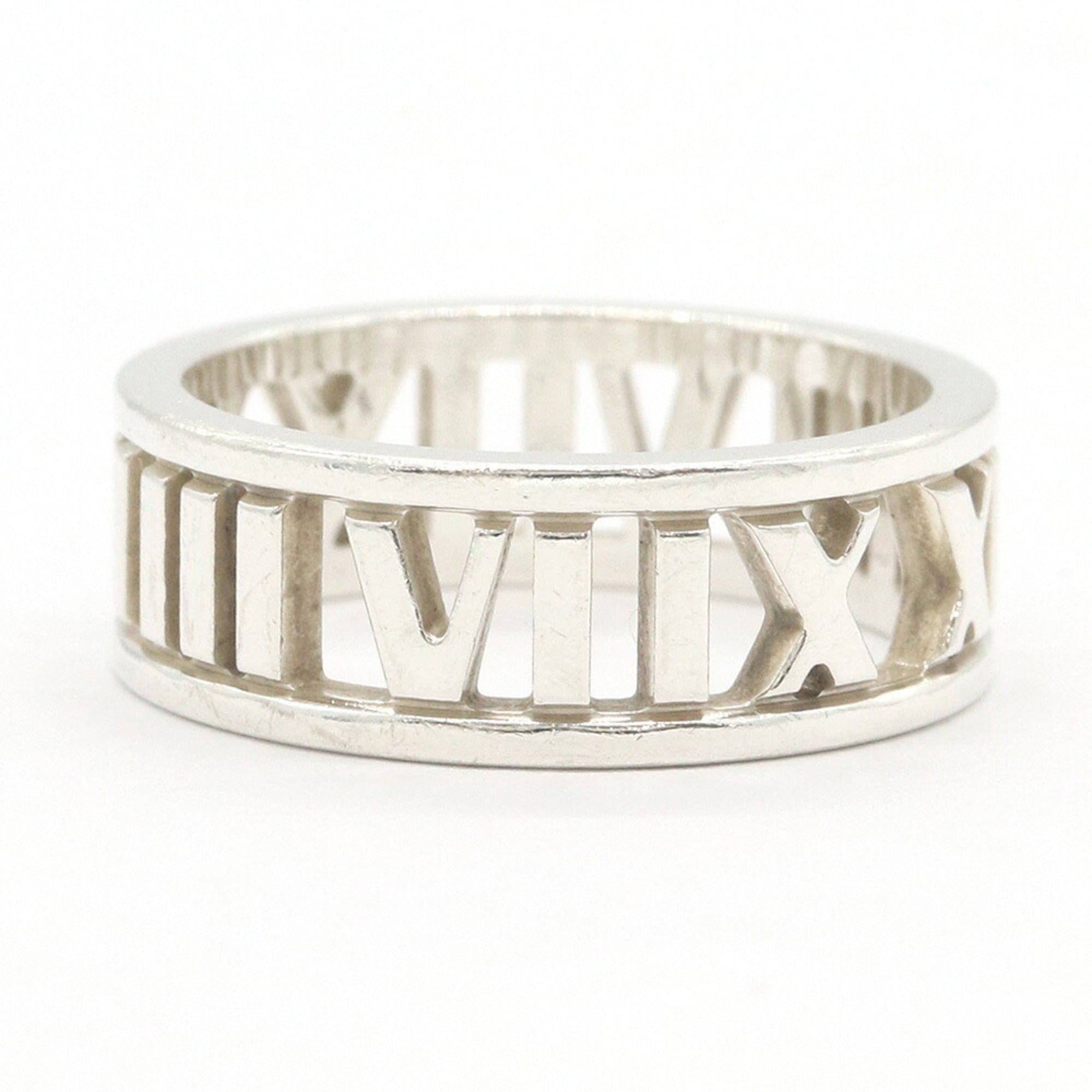 Tiffany Silver Sterling Silver 925 Band Ring (Pre-Owned)