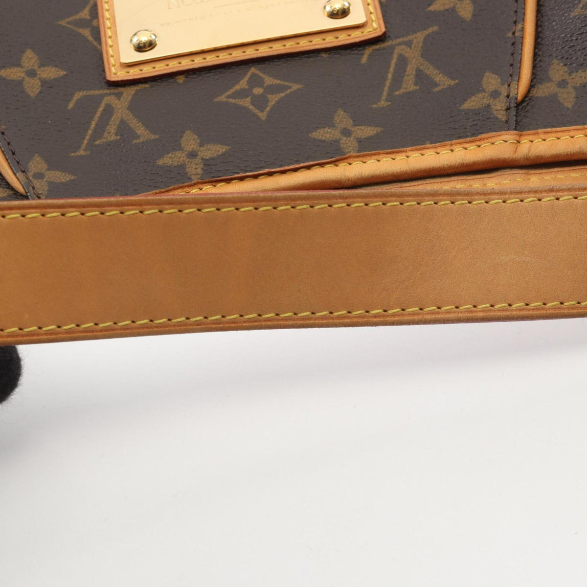 Louis Vuitton Brown Pvc Leather Handbag Shoulder Bag (Pre-Owned)