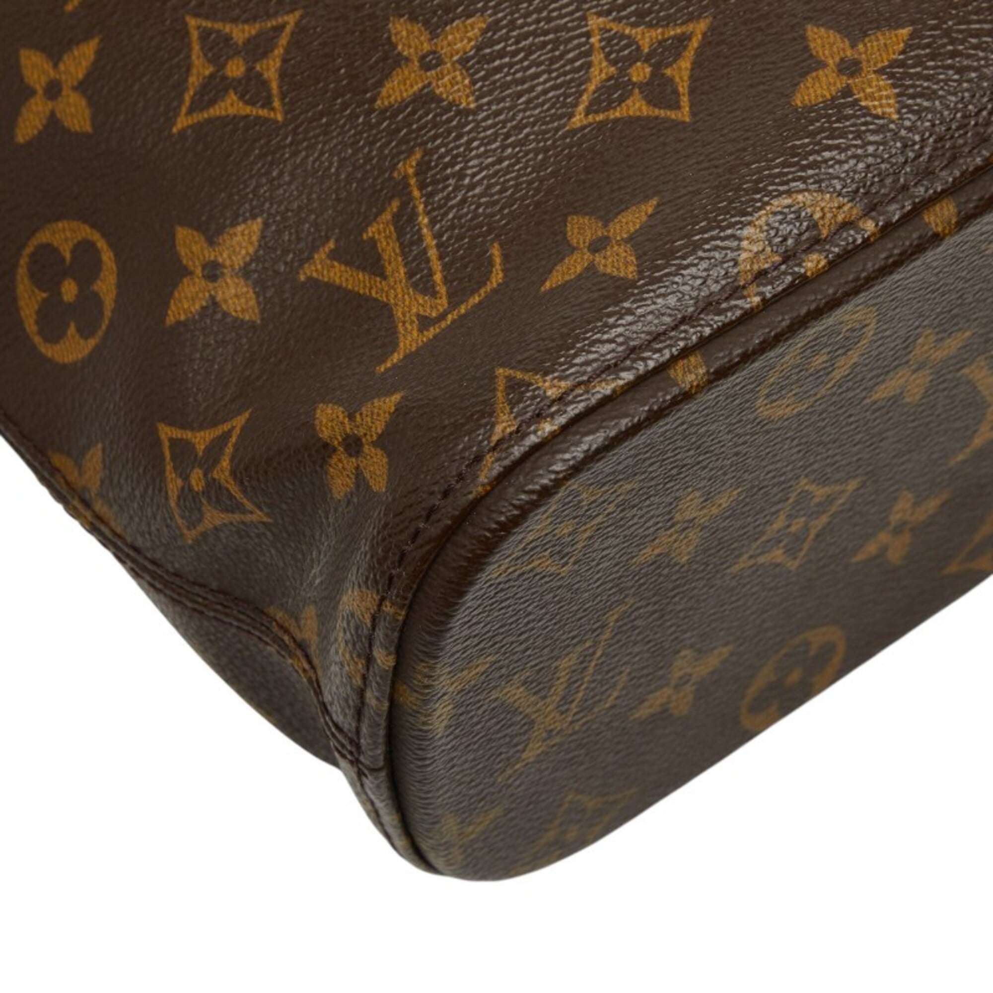 Louis Vuitton Brown Pvc Leather Tote Bag (Pre-Owned)