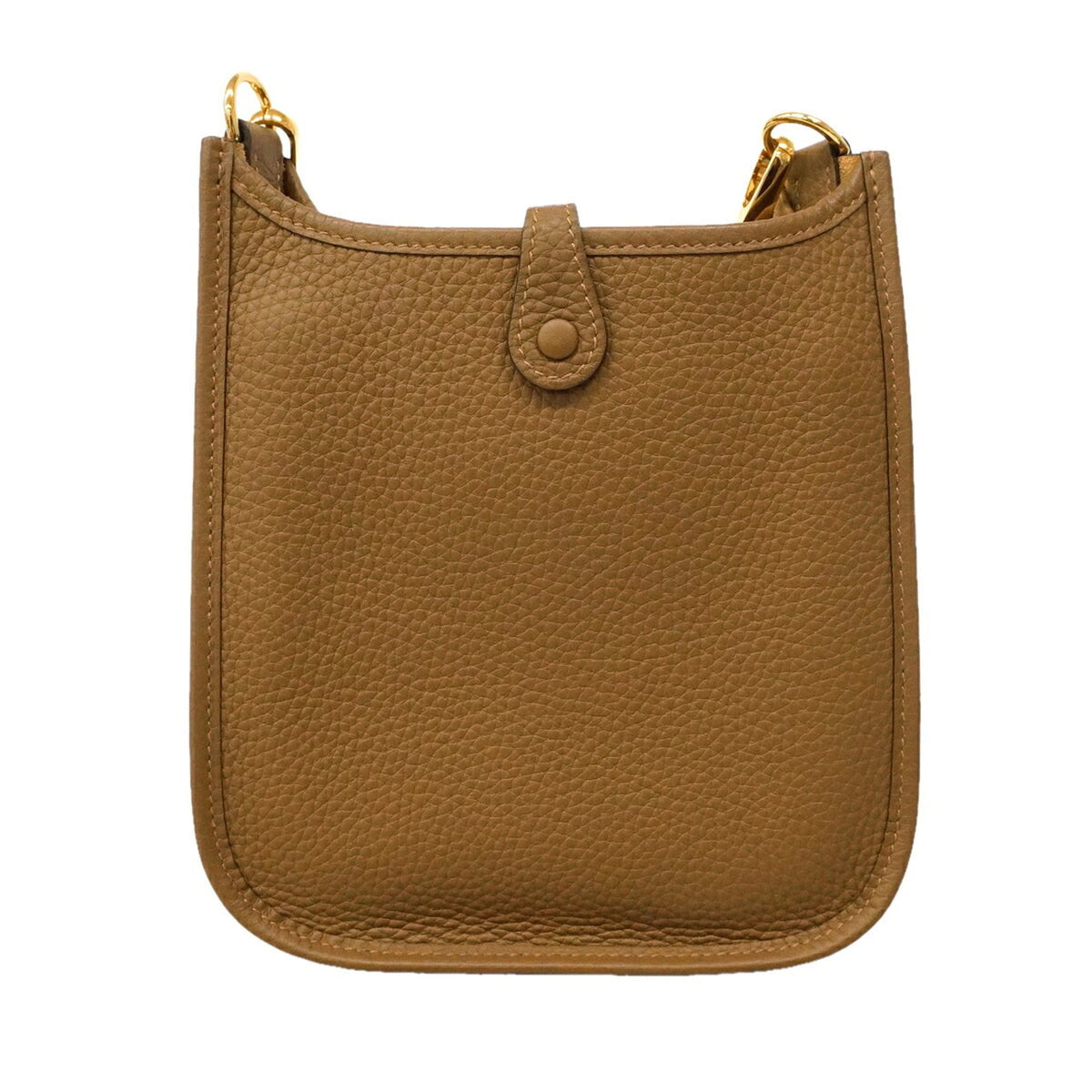 Hermes Alezan Taurillon Clemence Leather Shoulder Bag (Pre-Owned)