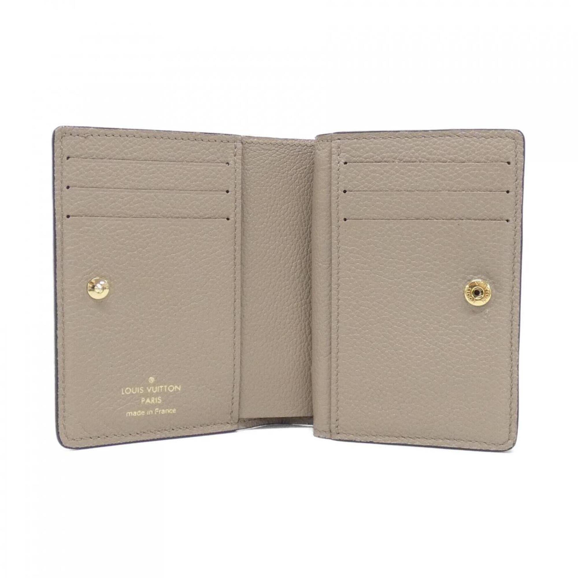 Louis Vuitton Beige Tourterelle Leather Wallet (Bi-Fold) (Pre-Owned)