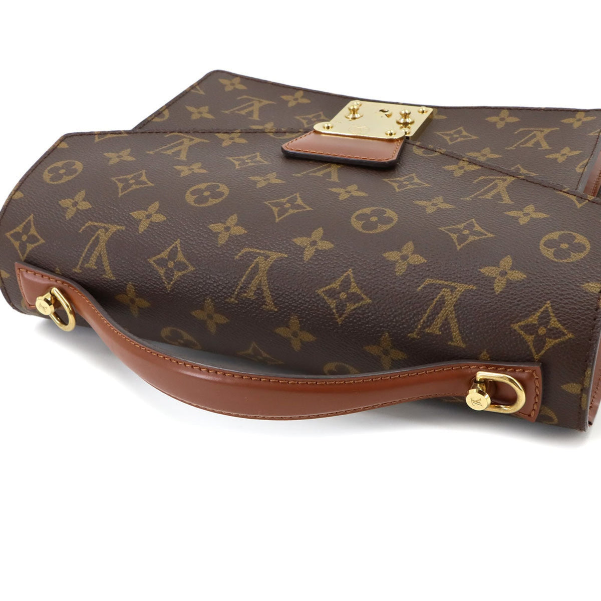 Louis Vuitton Brown Monogram Monogram Leather Handbag (Pre-Owned)