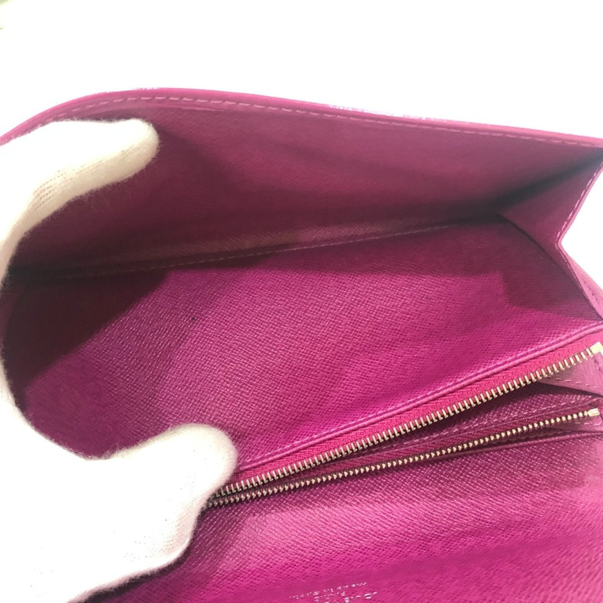 Louis Vuitton Epi Fuchsia Purple Epi Leather Long Wallet (Bi-Fold) (Pre-Owned)