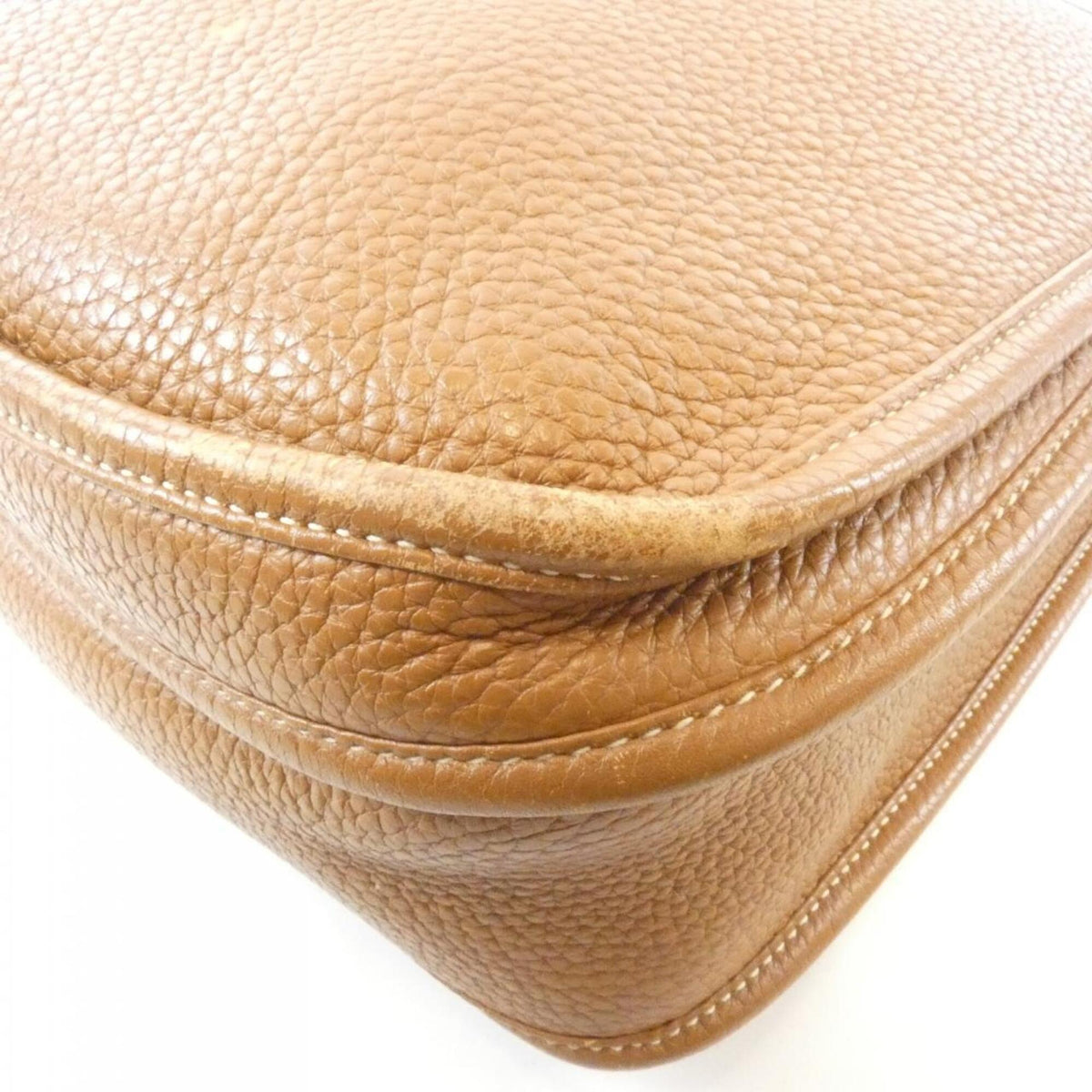 Hermes Brown Taurillon Clemence Leather Shoulder Bag (Pre-Owned)