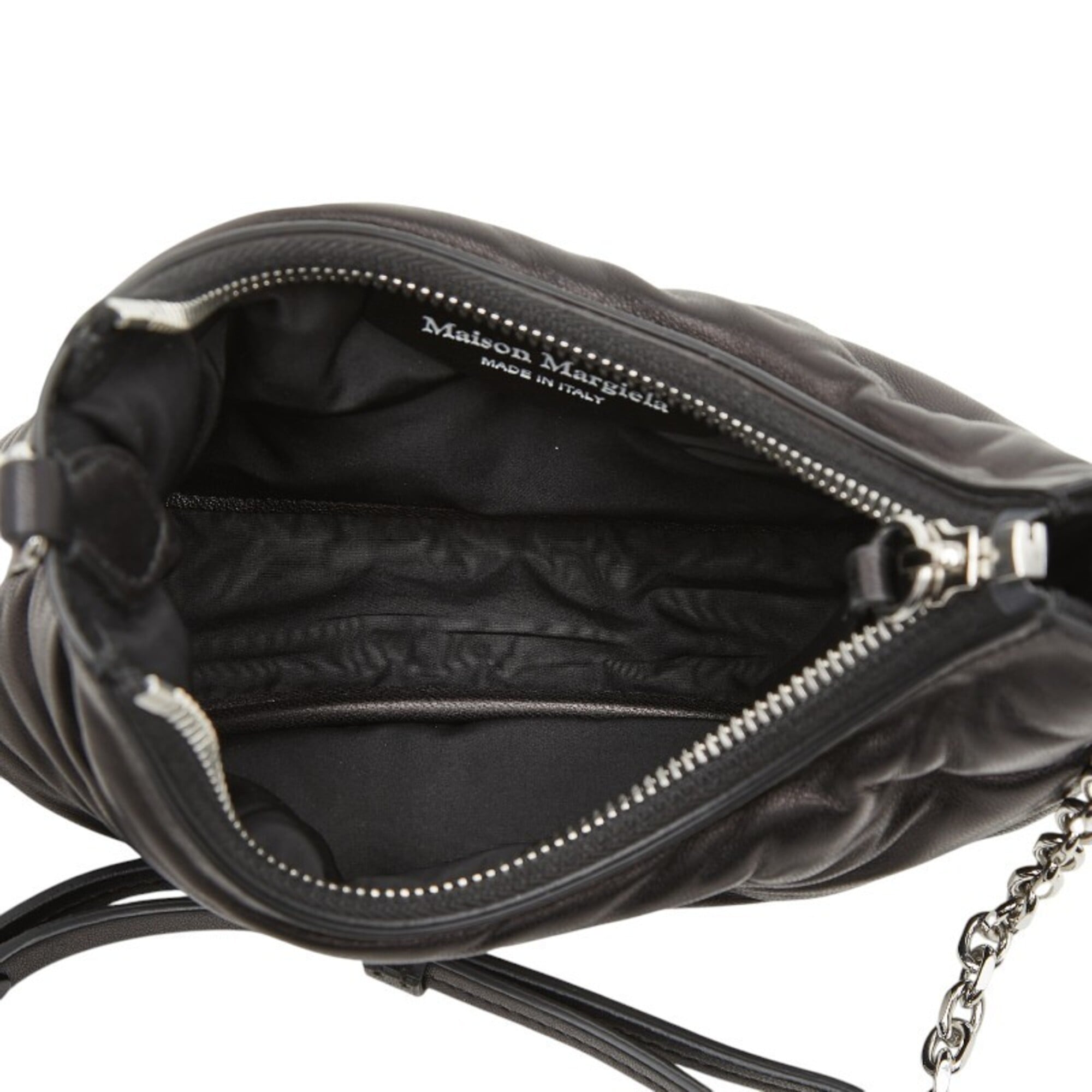 Maison Margiela Black Leather Shoulder Bag (Pre-Owned)