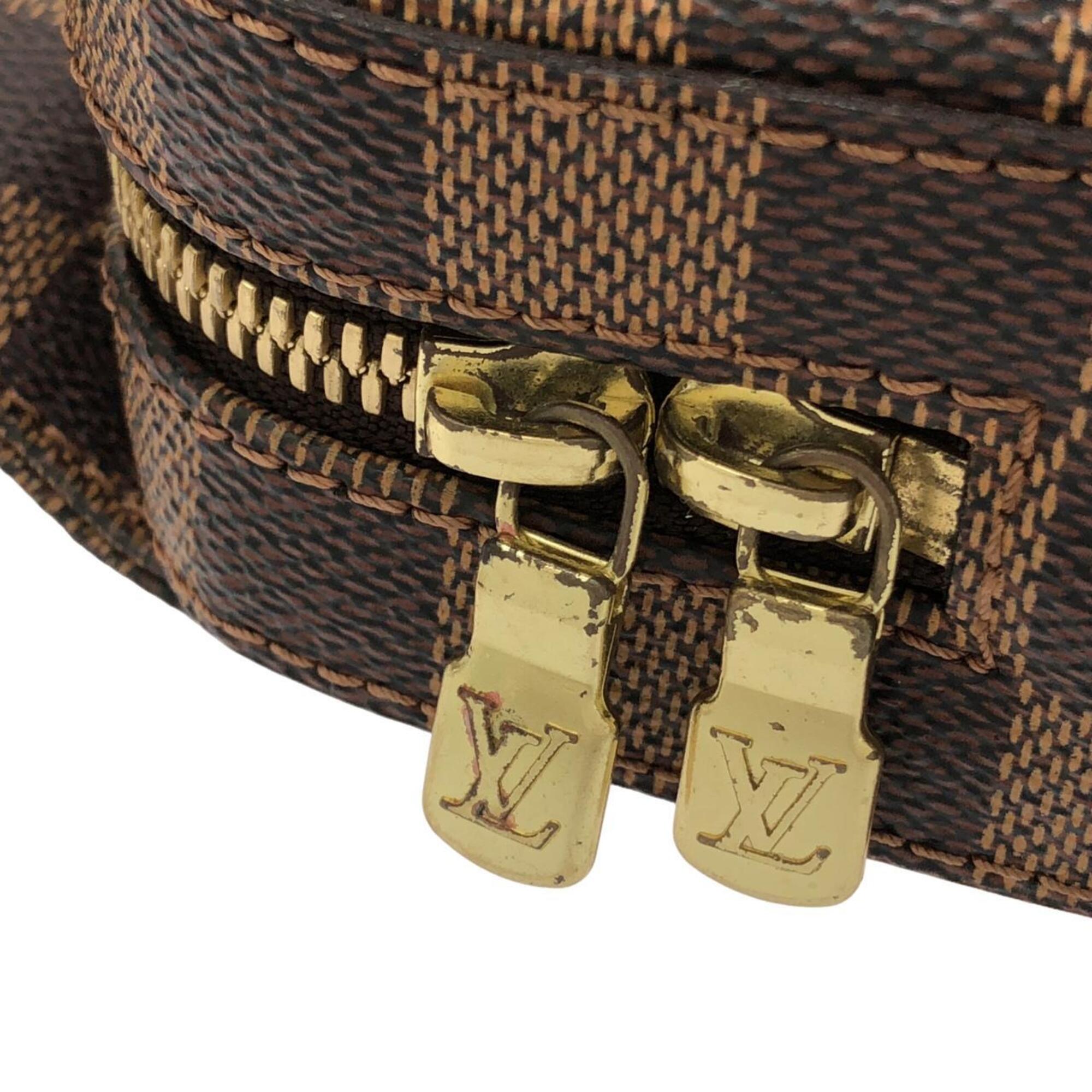 Louis Vuitton Damier Canvas Ebene Coated Canvas Shoulder Bag (Pre-Owned)