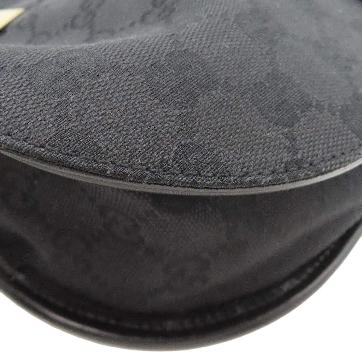 Gucci Black Canvas Shoulder Bag (Pre-Owned)