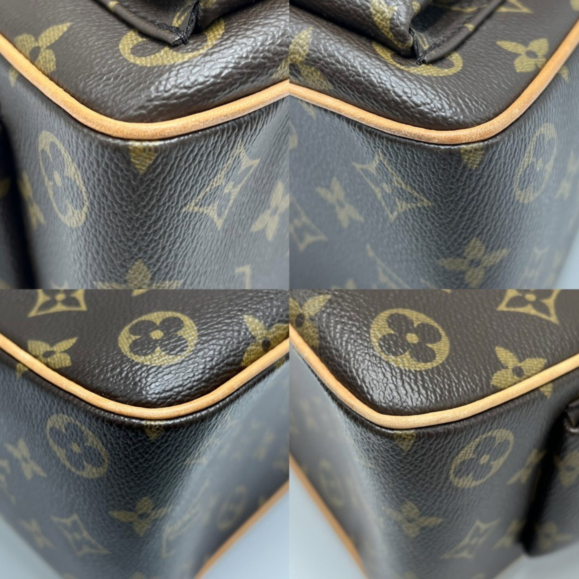 Louis Vuitton Brown Monogram Canvas Handbag Tote Bag (Pre-Owned)