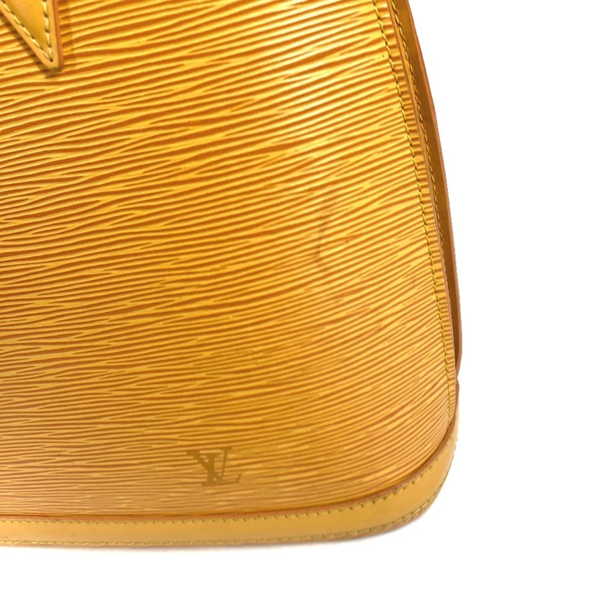 Louis Vuitton Epi Yellow Epi Leather Shoulder Bag Tote Bag (Pre-Owned)
