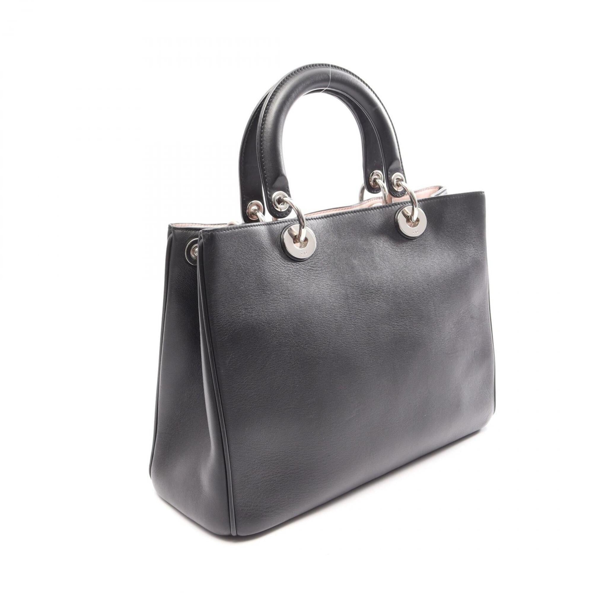Christian Dior Black Leather Handbag Pouch (Pre-Owned)