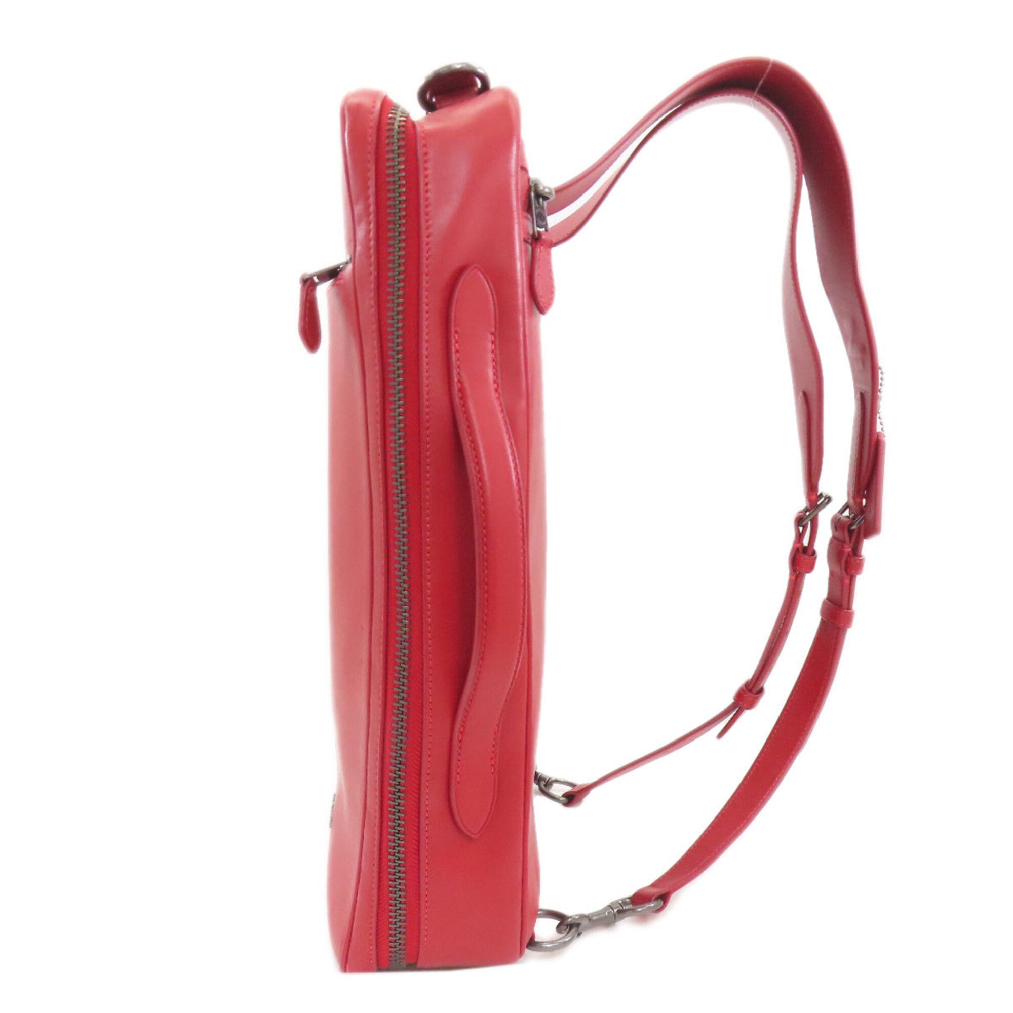 Coach Red Color Leather (Pre-Owned)