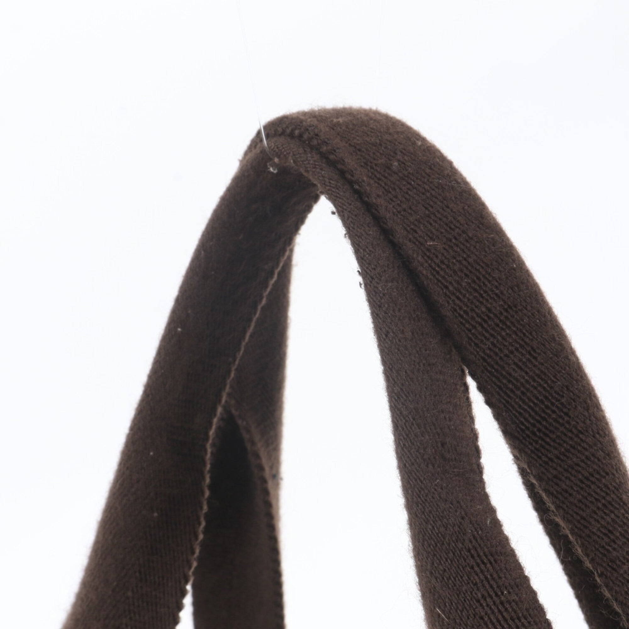 Gucci Brown Leather Canvas Shoulder Bag Tote Bag (Pre-Owned)