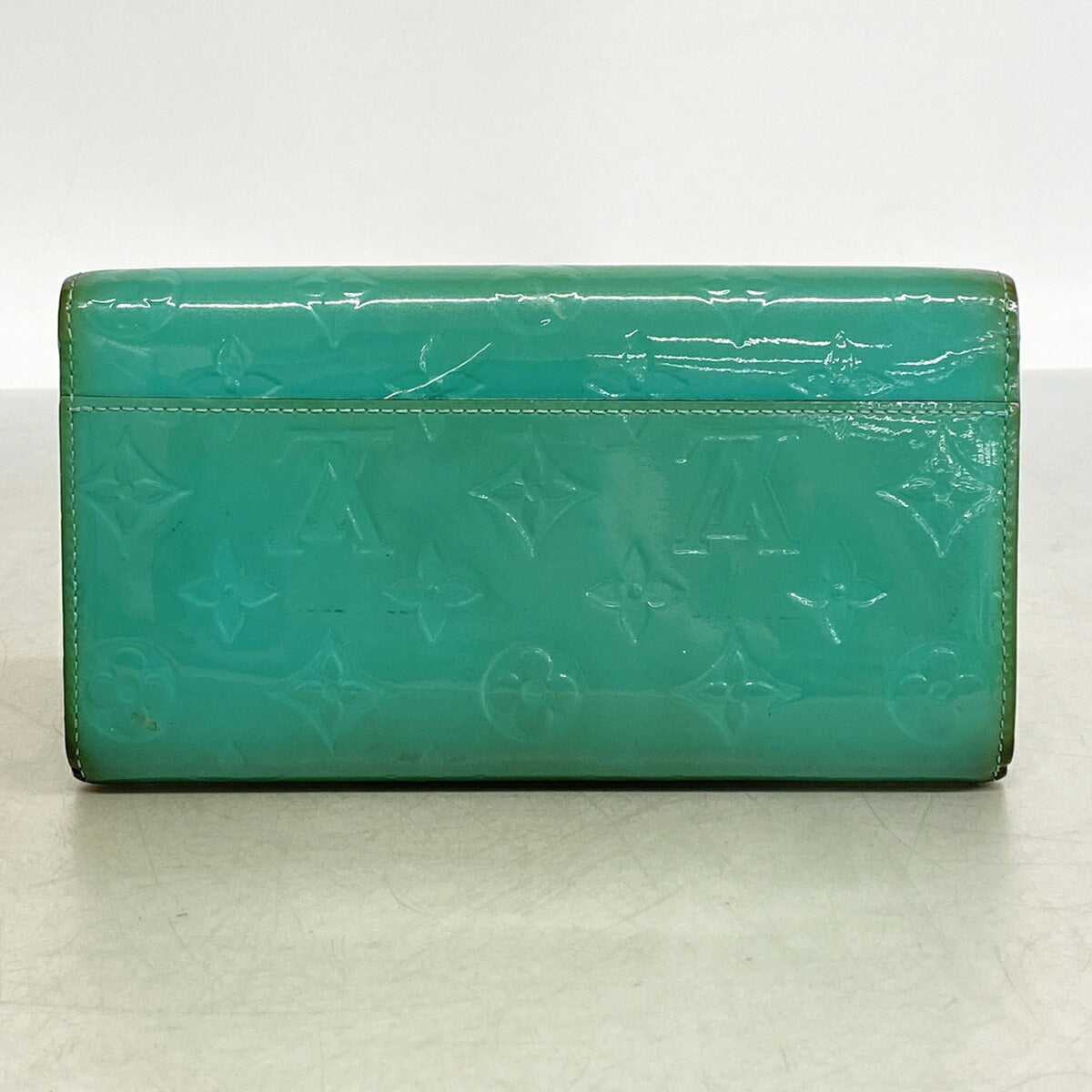 Louis Vuitton Green Long Wallet (Bi-Fold) (Pre-Owned)