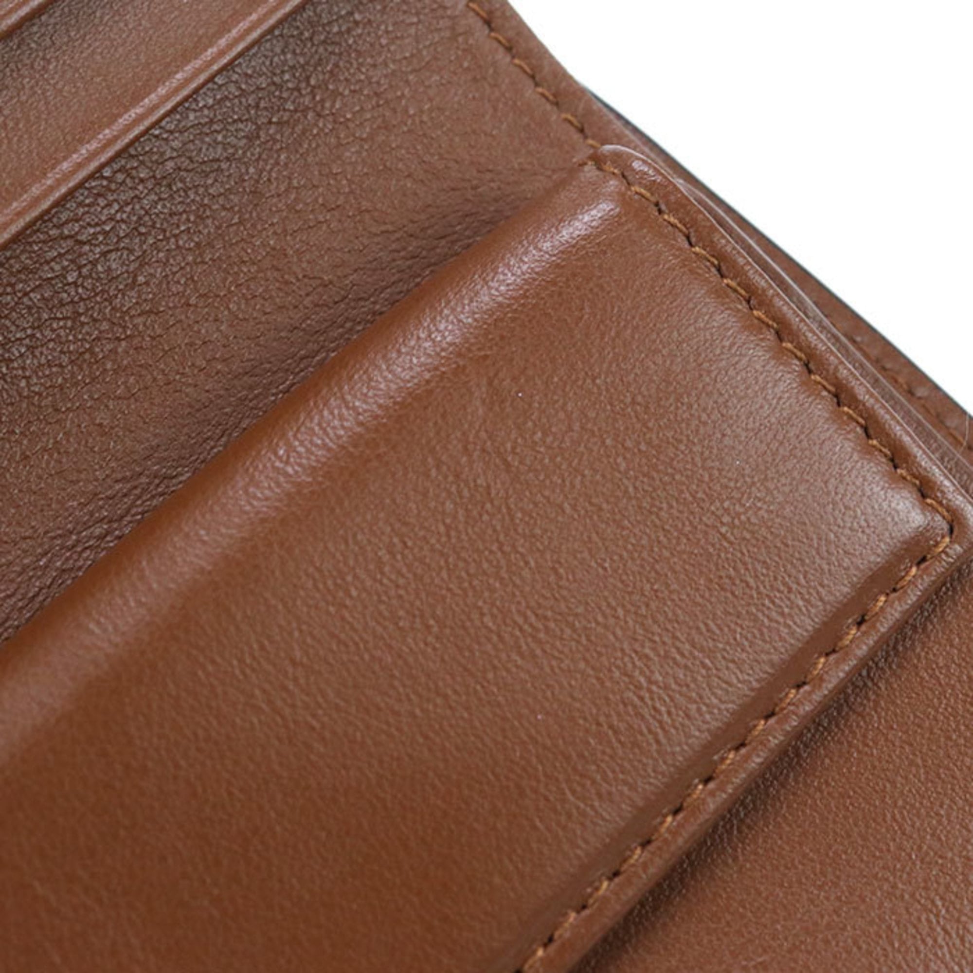 Salvatore Ferragamo Black Leather Long Wallet (Bi-Fold) (Pre-Owned)