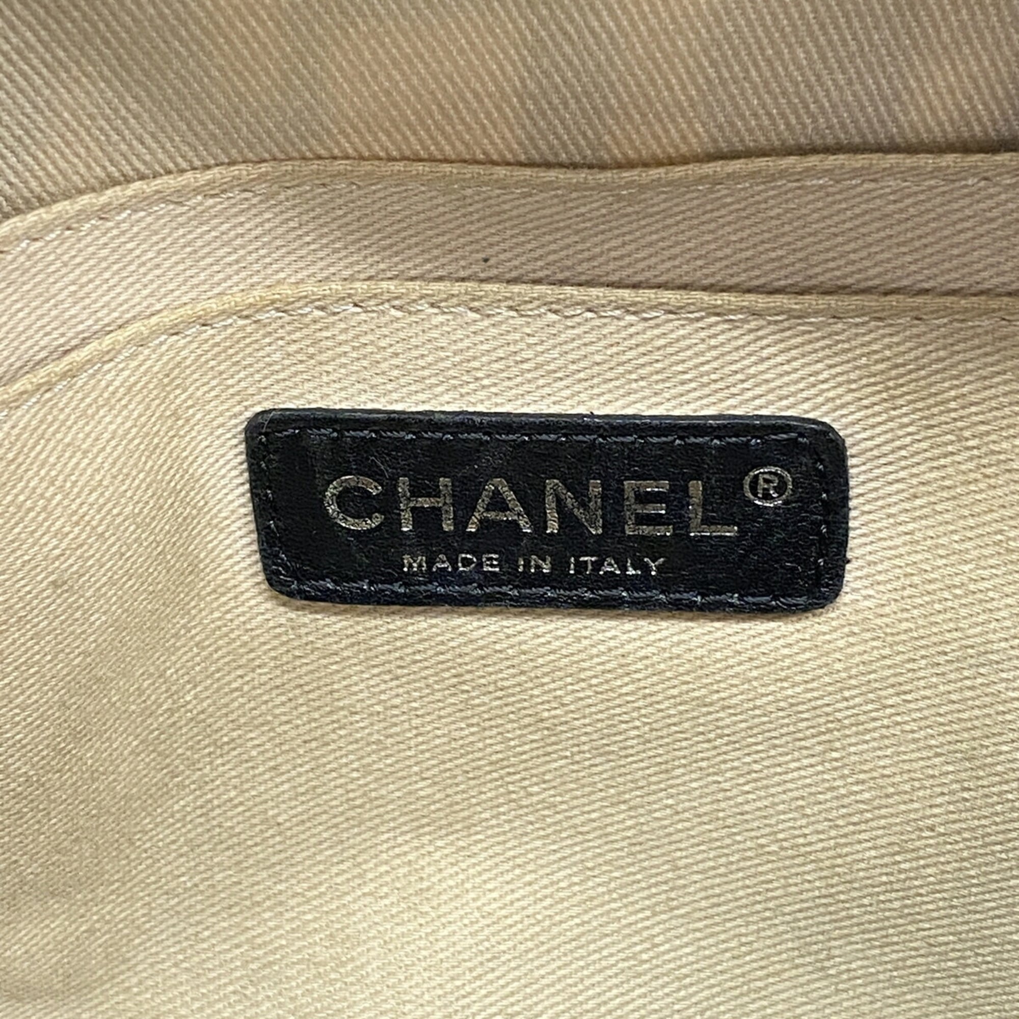 Chanel Beige Pvc Handbag (Pre-Owned)