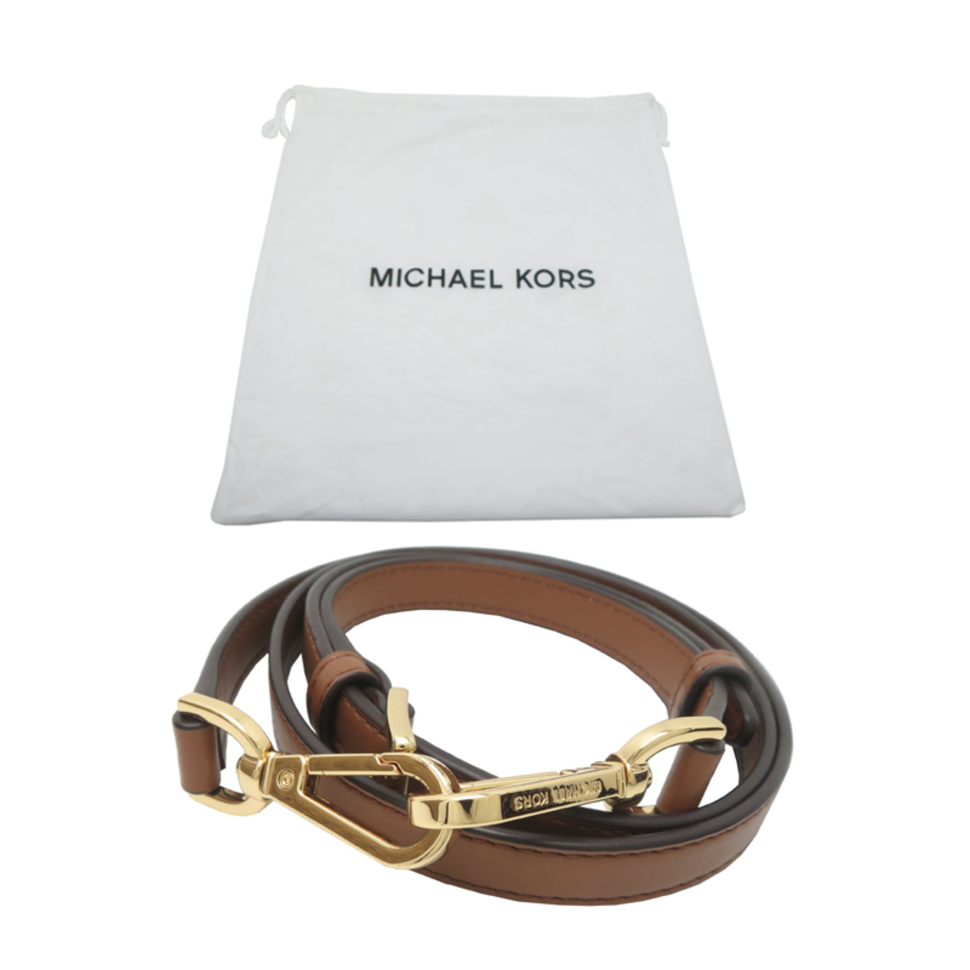 Michael Kors Brown Leather Canvas Tote Bag (Pre-Owned)