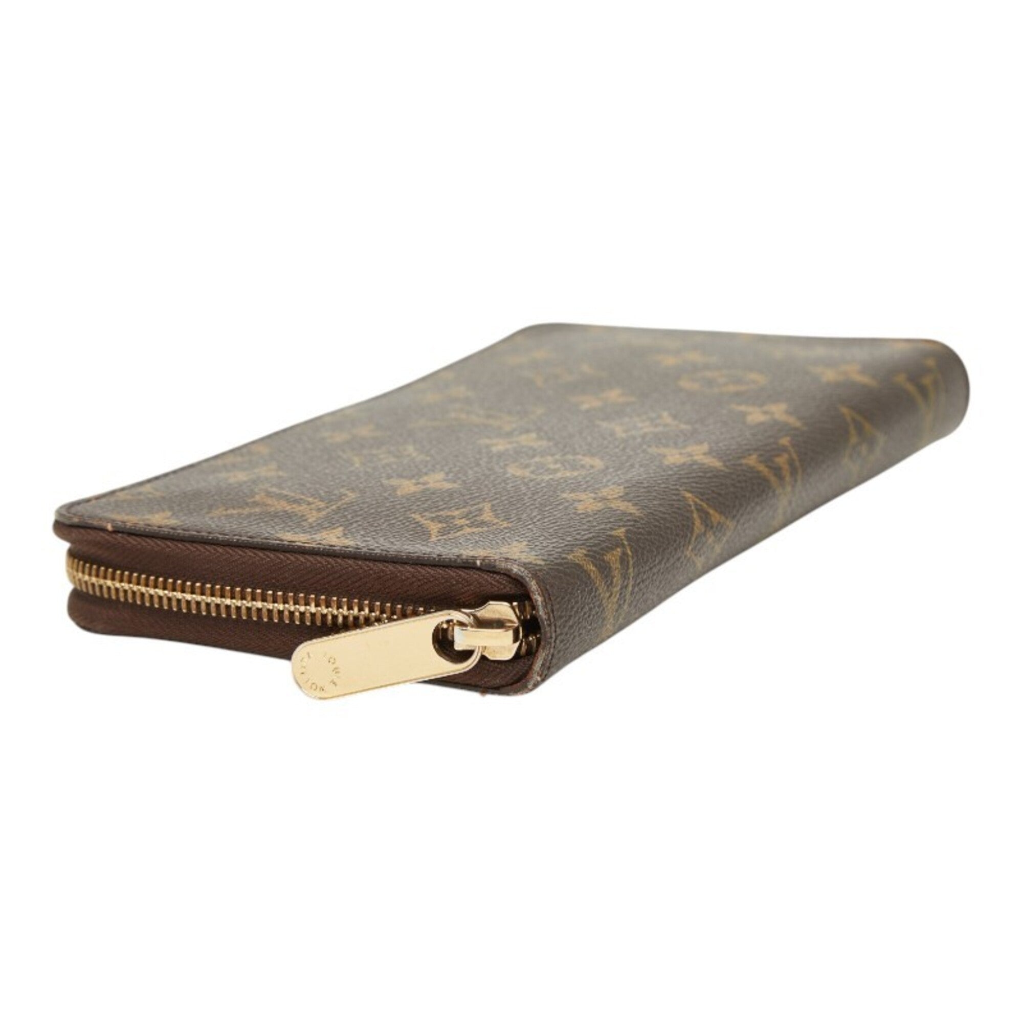 Louis Vuitton Brown Pvc Leather Long Wallet (Bi-Fold) (Pre-Owned)