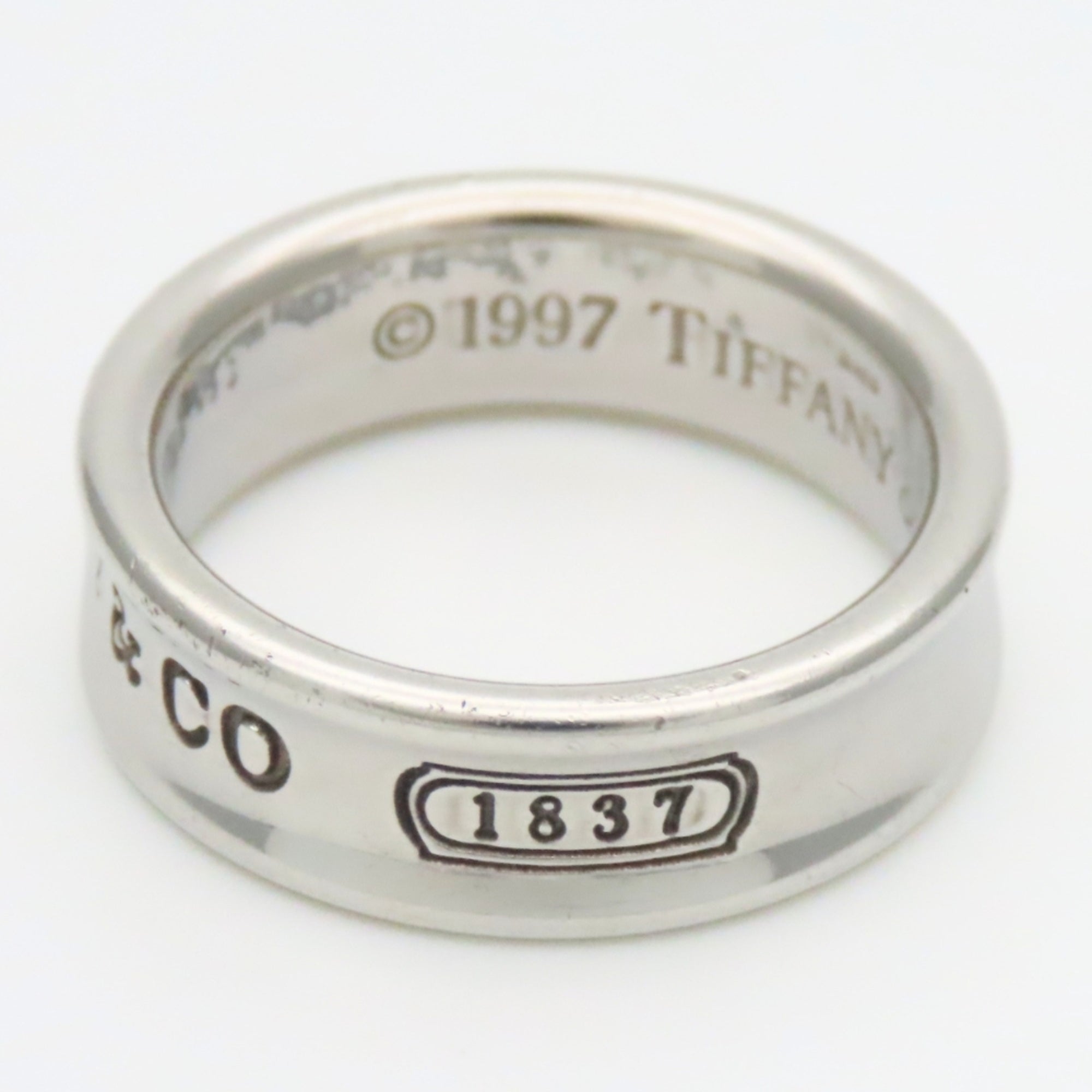 Tiffany Silver Silver 925 Band Ring (Pre-Owned)