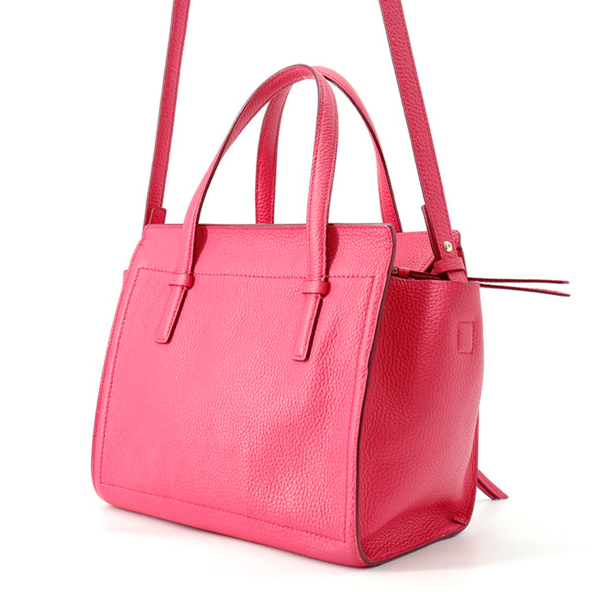 Salvatore Ferragamo Pink Leather Handbag (Pre-Owned)
