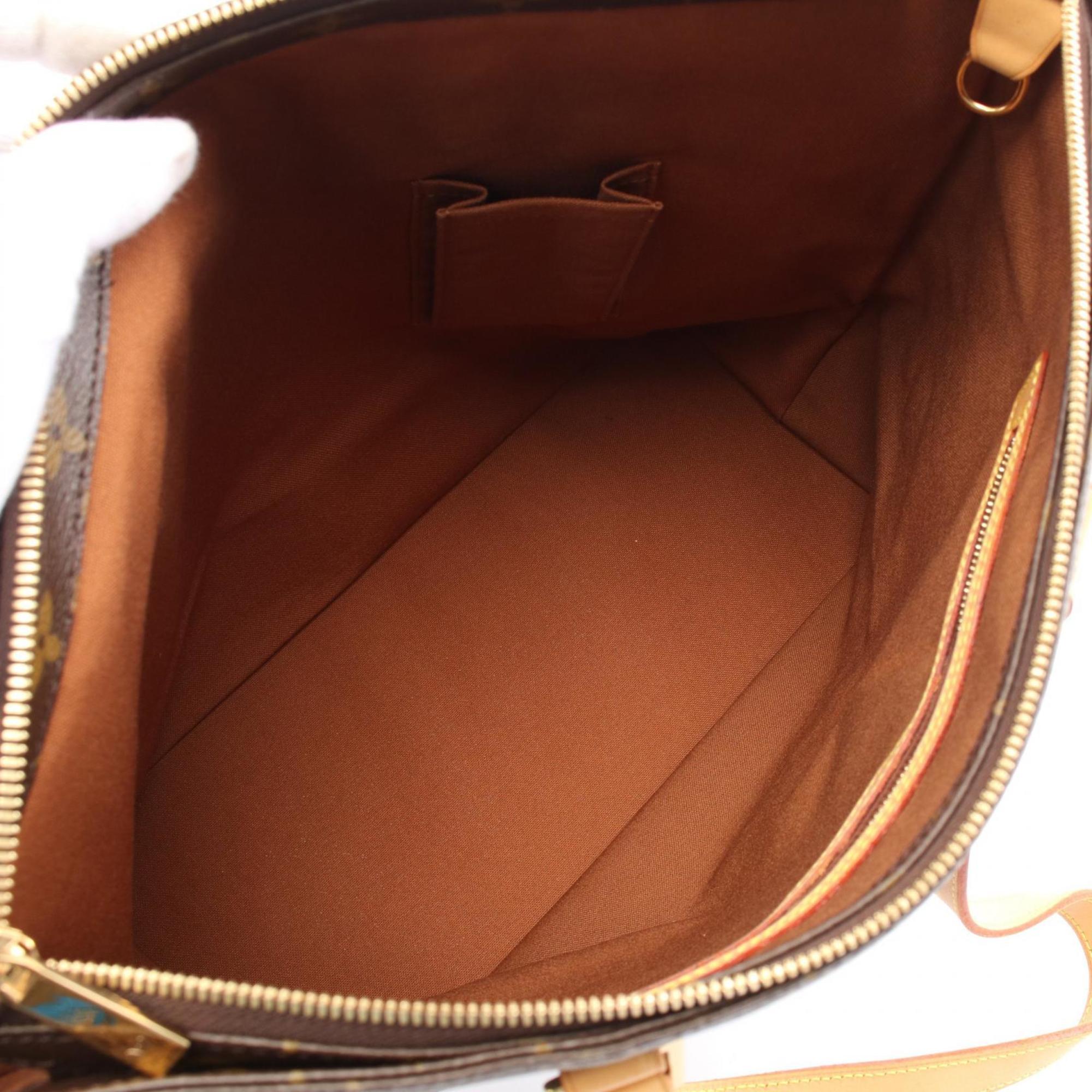 Louis Vuitton Brown Coated Canvas Monogram Pvc Leather Tote Bag (Pre-Owned)